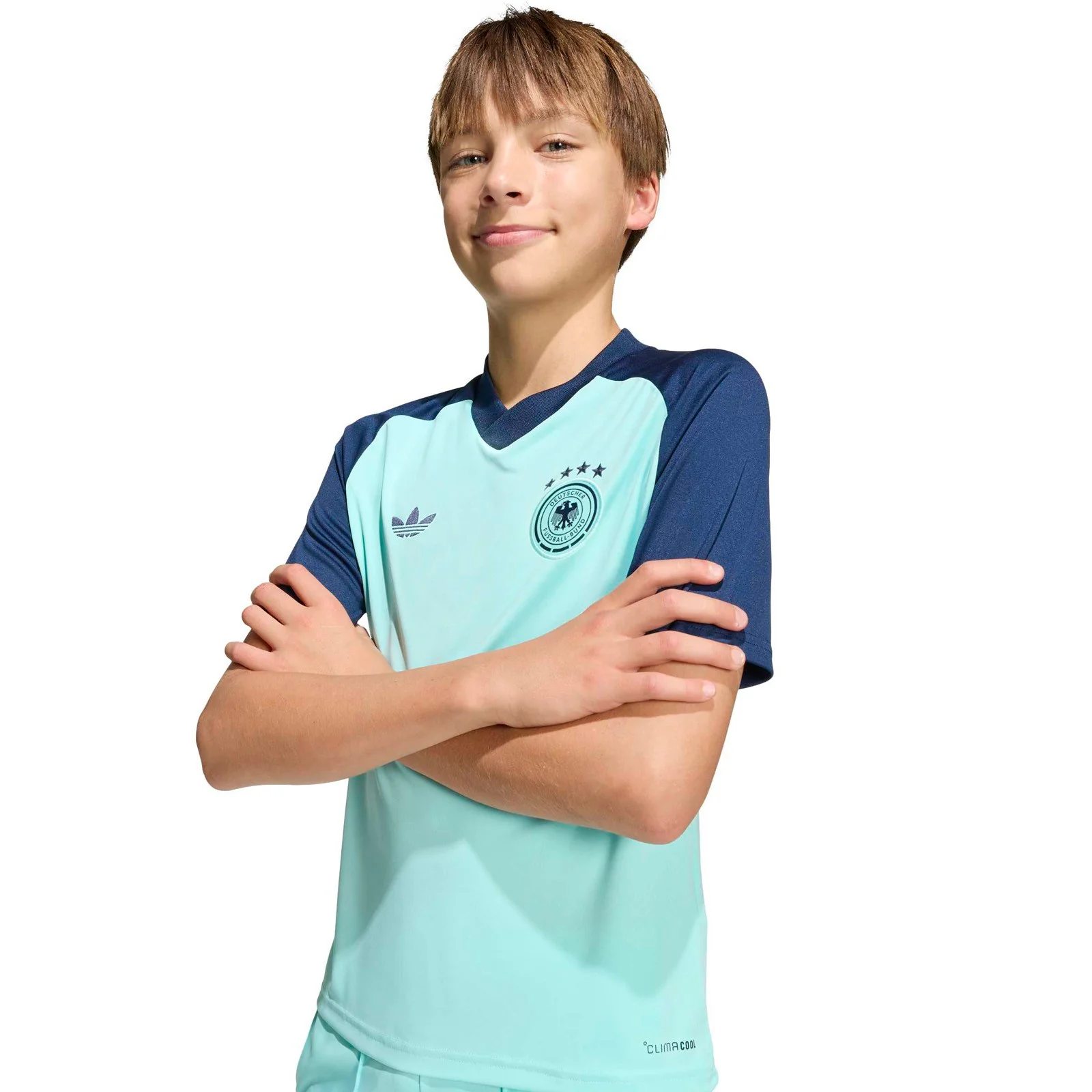 adidas Germany Football WC 2026 Kids Away Pre-Match Jersey - Image 5