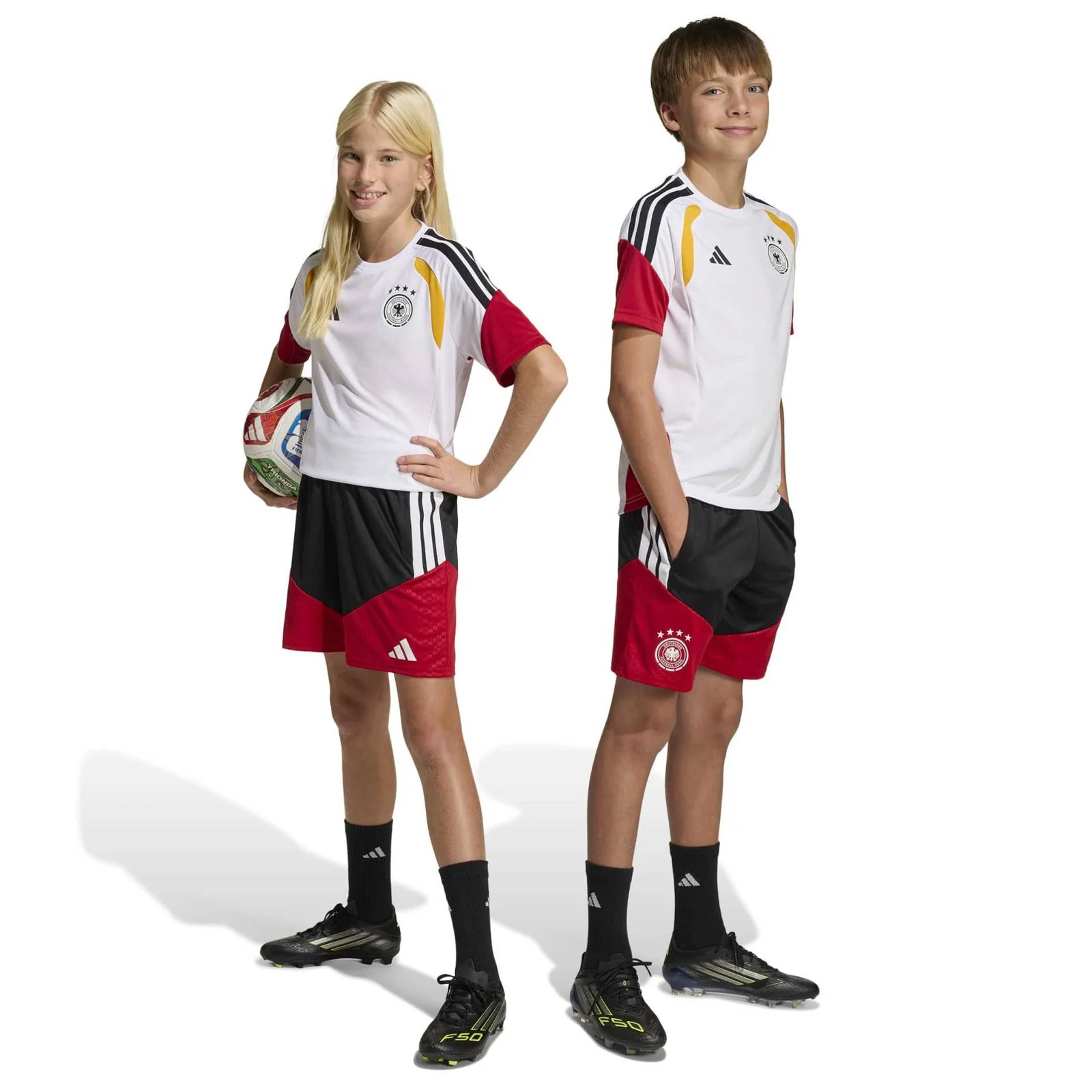 adidas Germany Football World Cup 2026 Tiro Kids Training Shorts - Image 5
