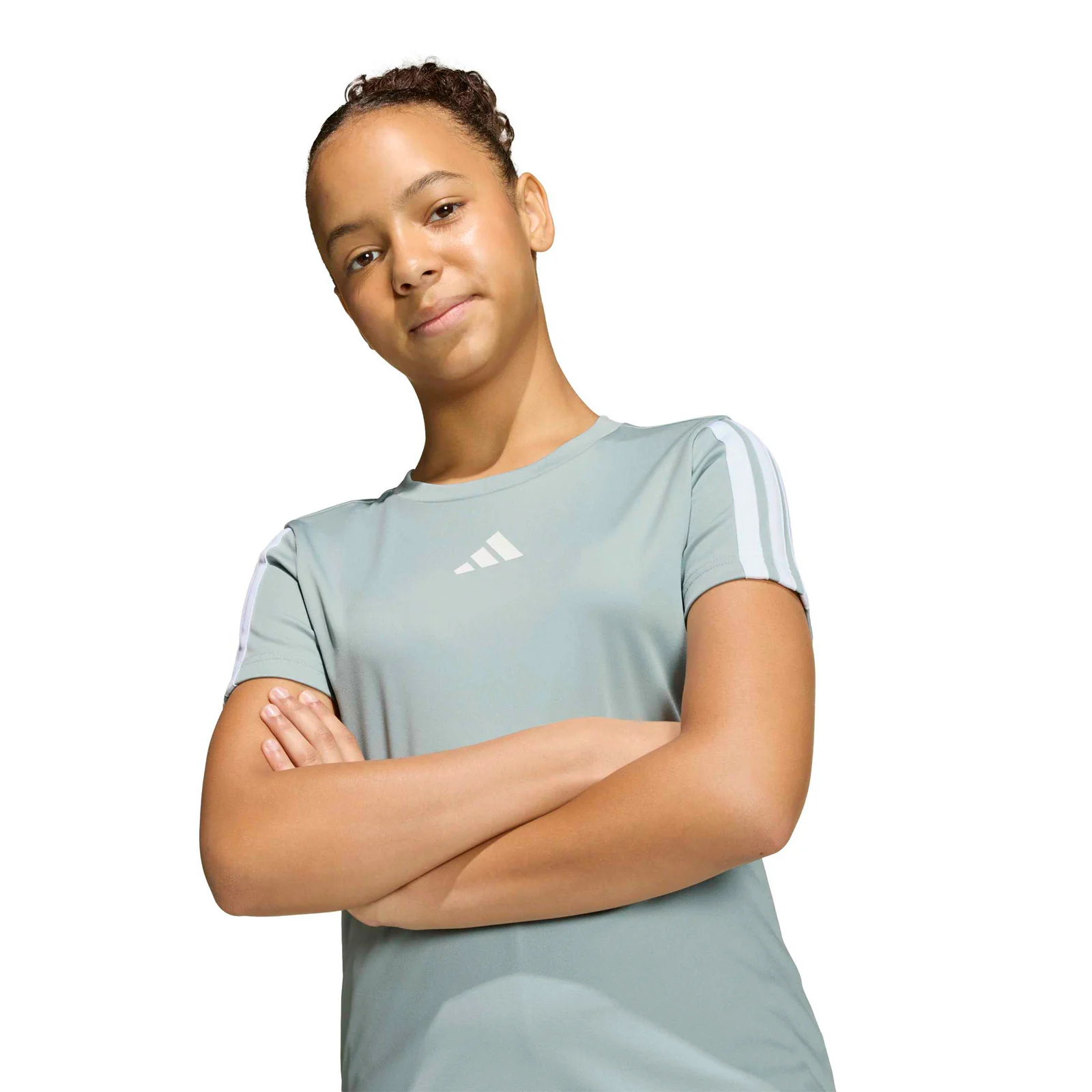 adidas Training Essentials Kids Short Sleeve T-Shirt - Image 3