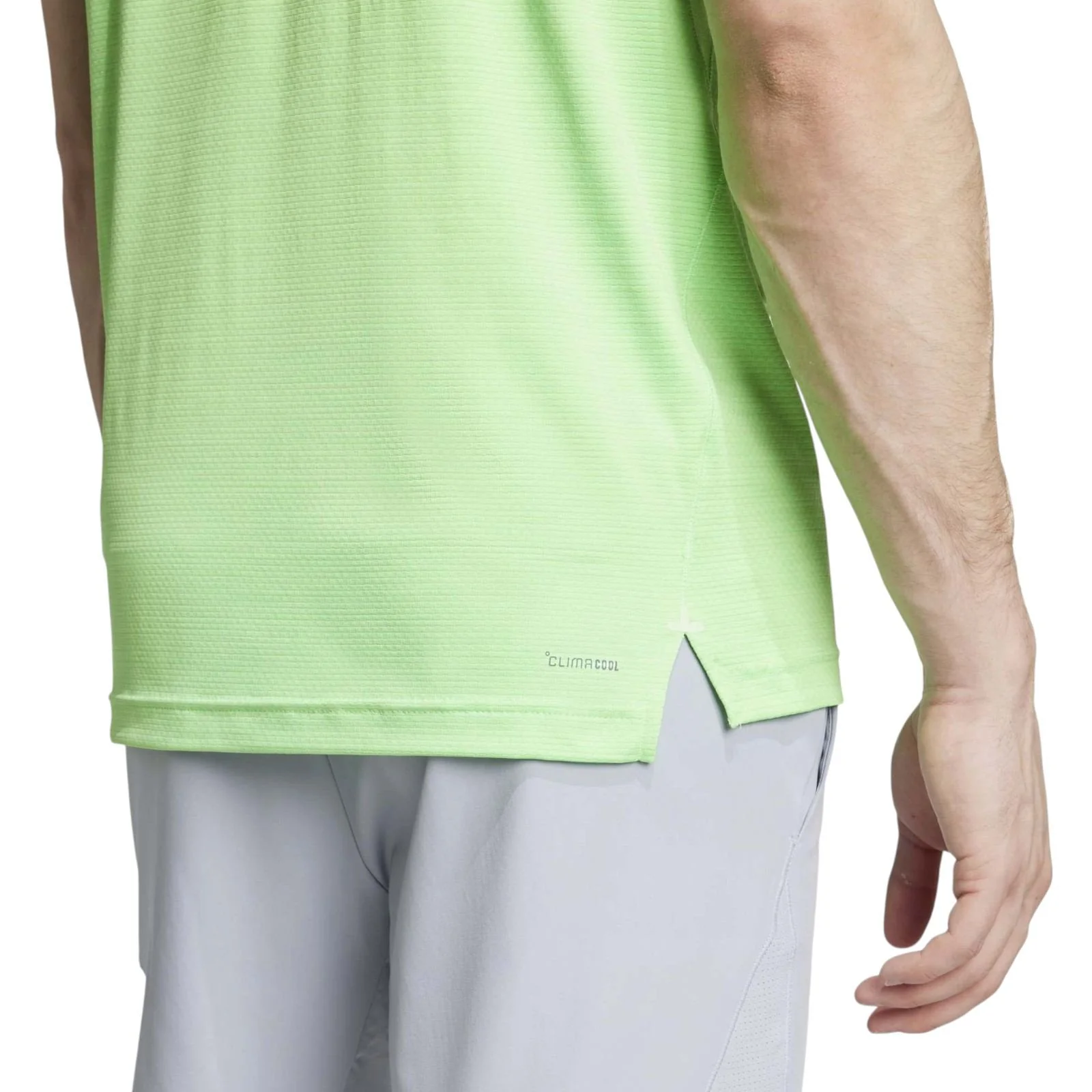 adidas Gym+ CLIMACOOL Mens Slim-Fit Training T-Shirt - Image 4