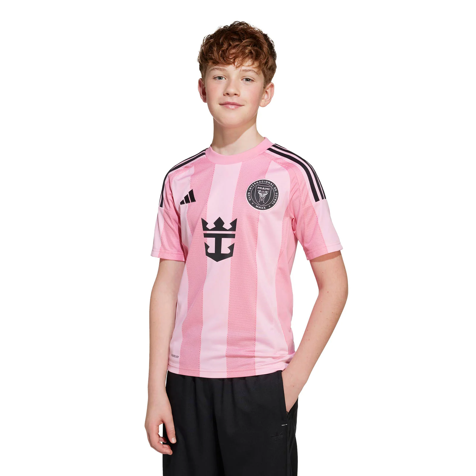 adidas Inter Miami CF 2025/26 Kids Regular-Fit Home Jersey - Image 3
