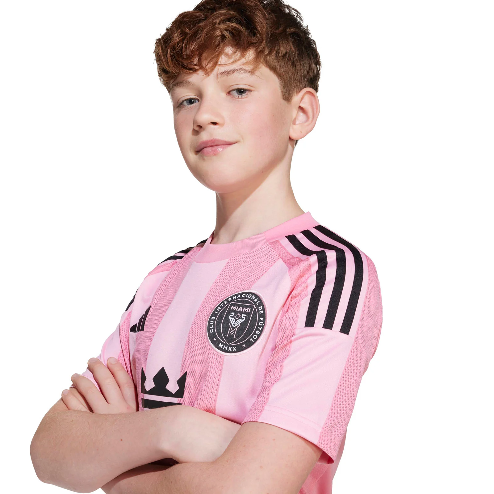 adidas Inter Miami CF 2025/26 Kids Regular-Fit Home Jersey - Image 5