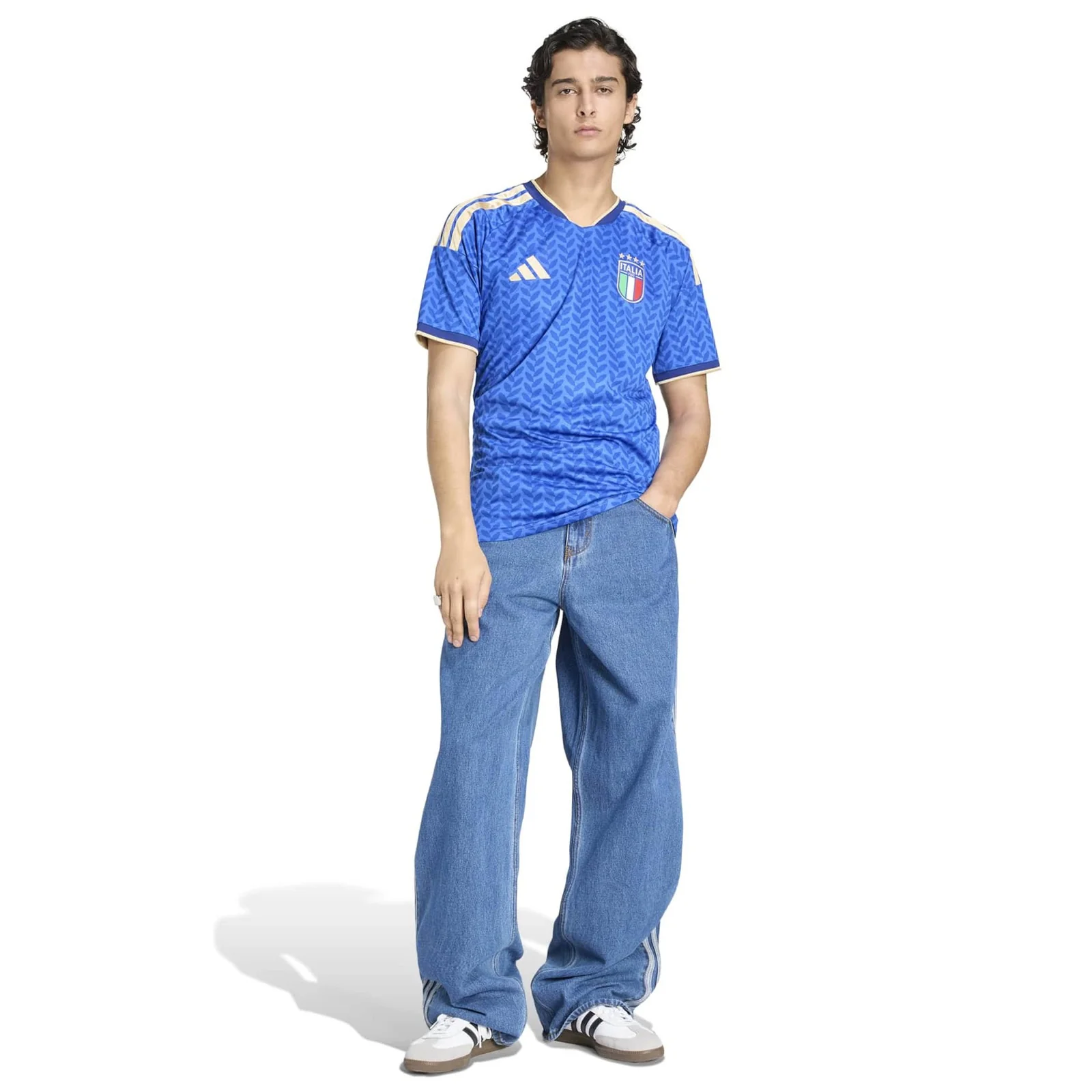 adidas Italy Football World Cup 2026 Adults Home Replica Jersey - Image 7