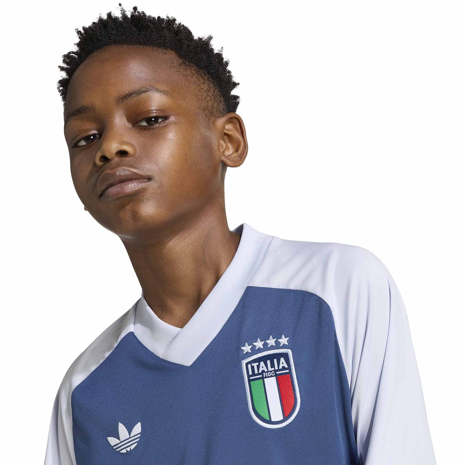 adidas OG Italy Football WC 2026 Kids Away Pre-Match Jersey - Image 5