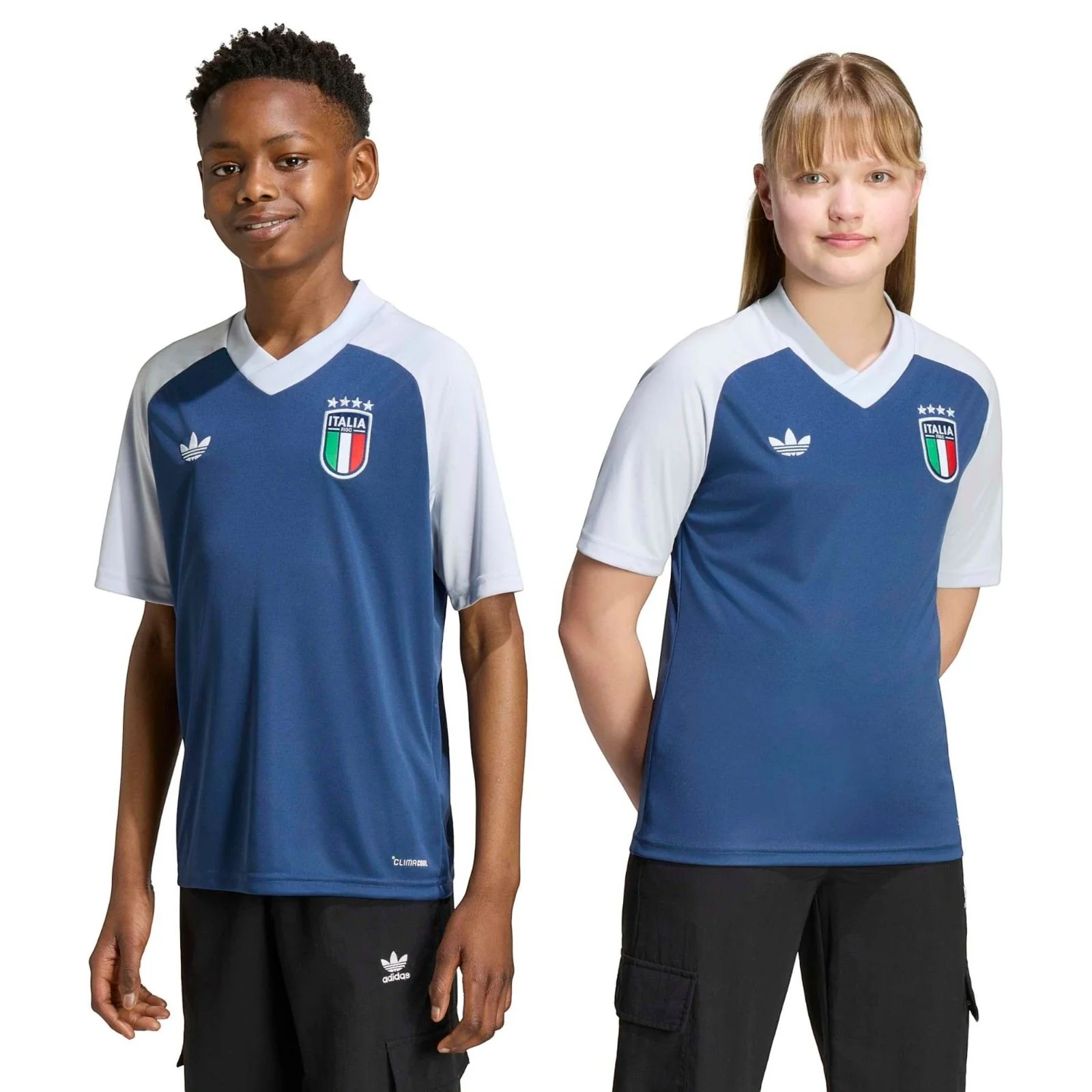 adidas OG Italy Football WC 2026 Kids Away Pre-Match Jersey - Image 7