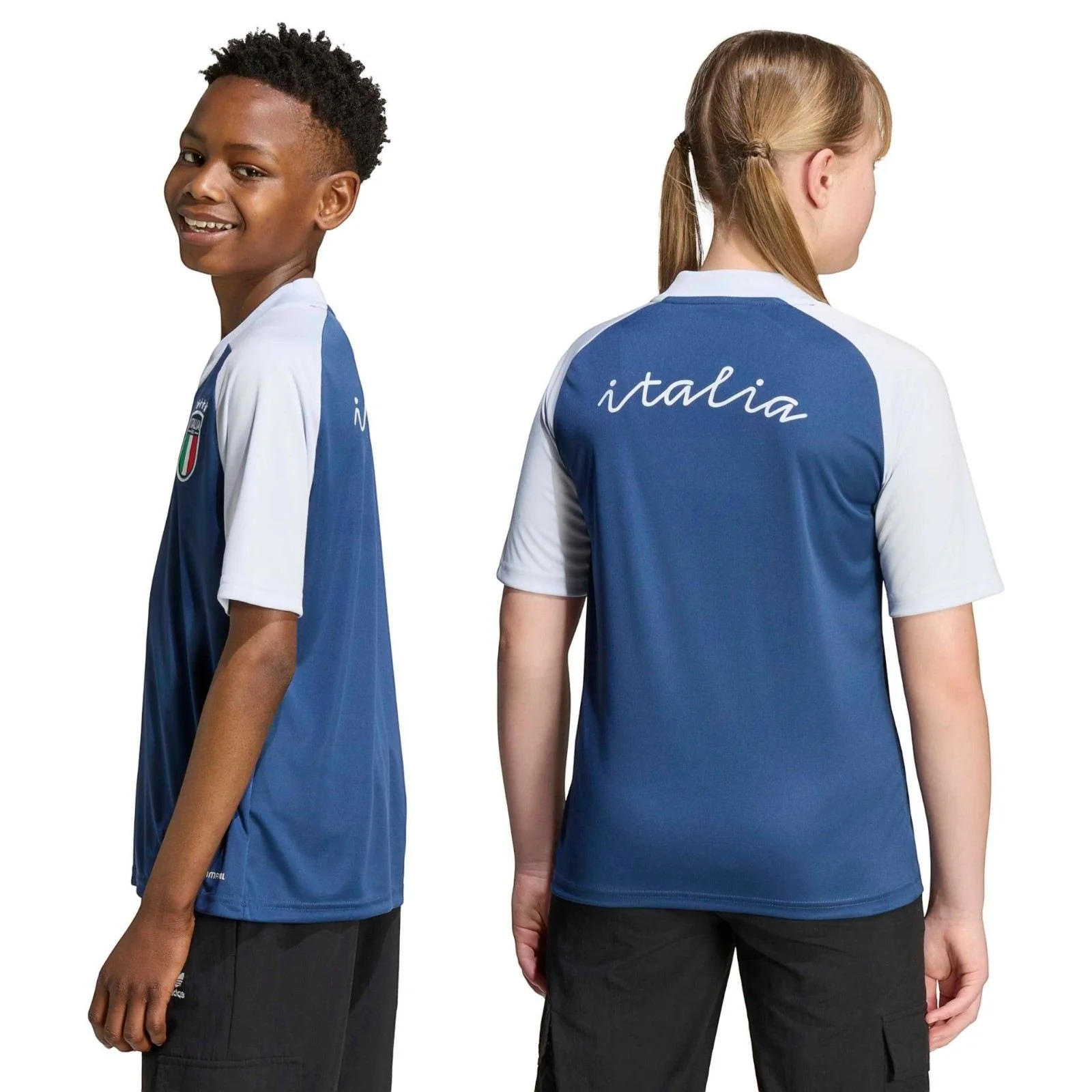 adidas OG Italy Football WC 2026 Kids Away Pre-Match Jersey - Image 8