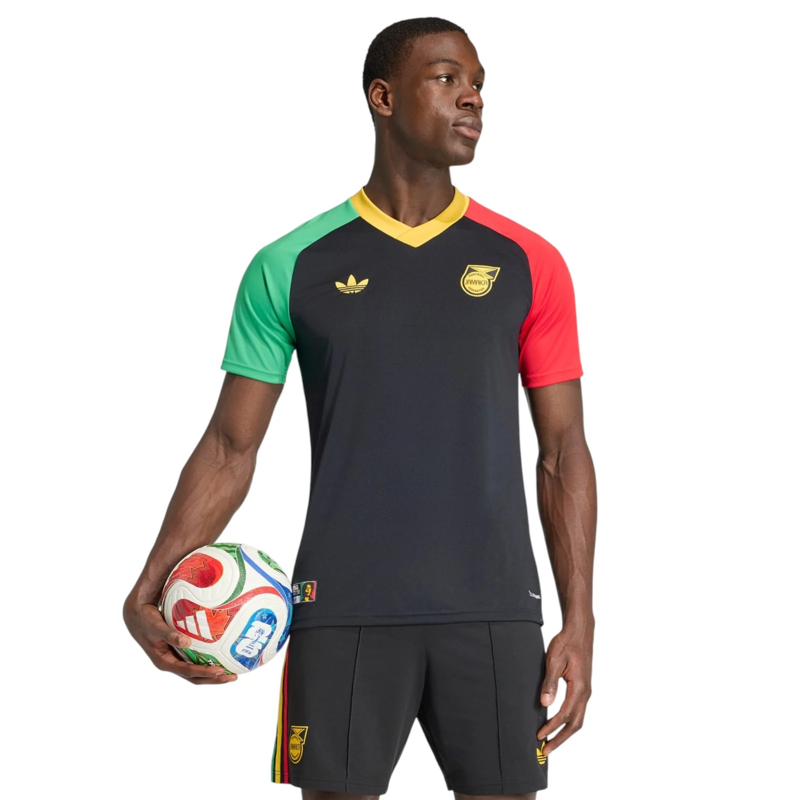 adidas Jamaica Football WC 2026 Mens Pre-Match Away Jersey - Image 3
