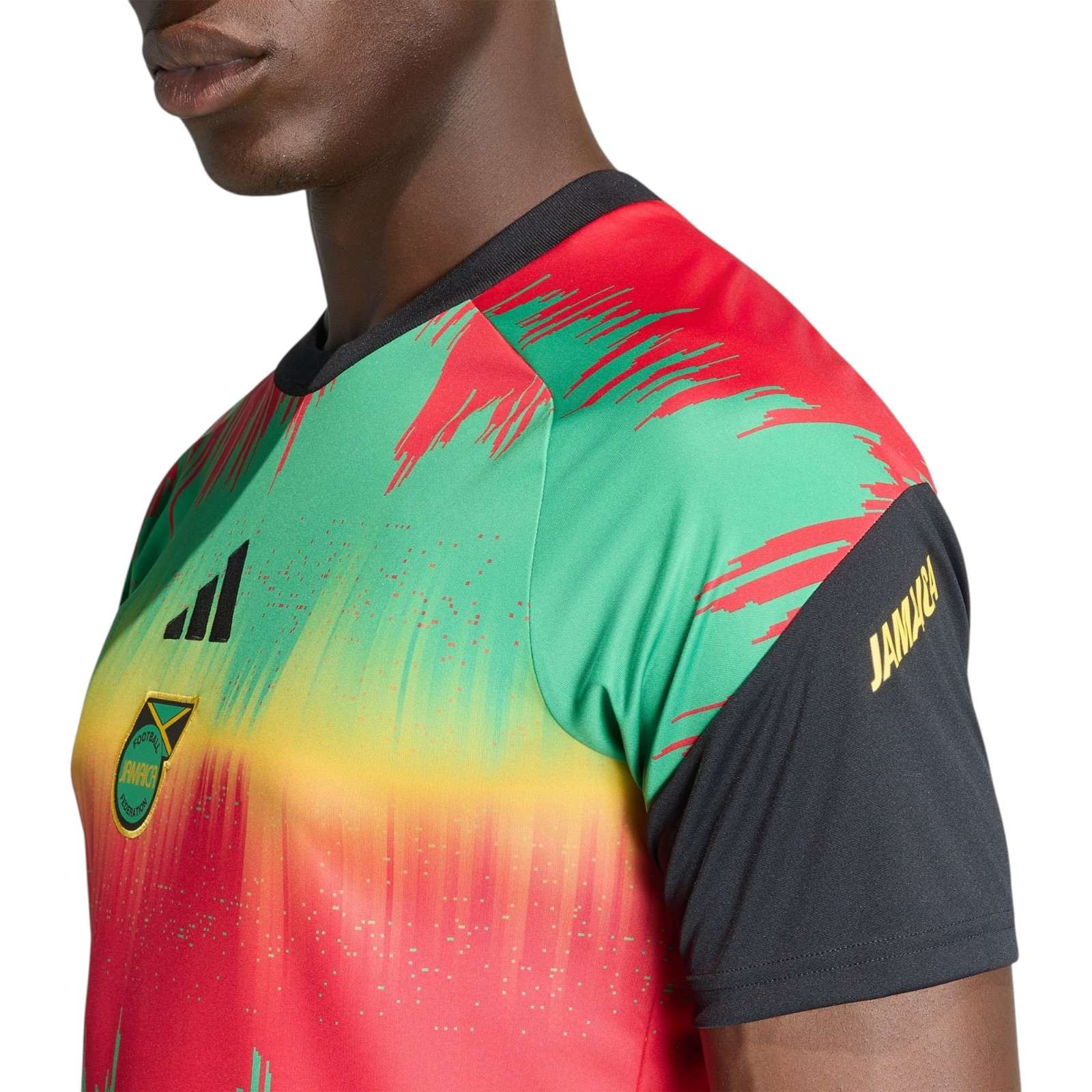 adidas Jamaica Football WC 2026 Mens Pre-Match Home Jersey - Image 5