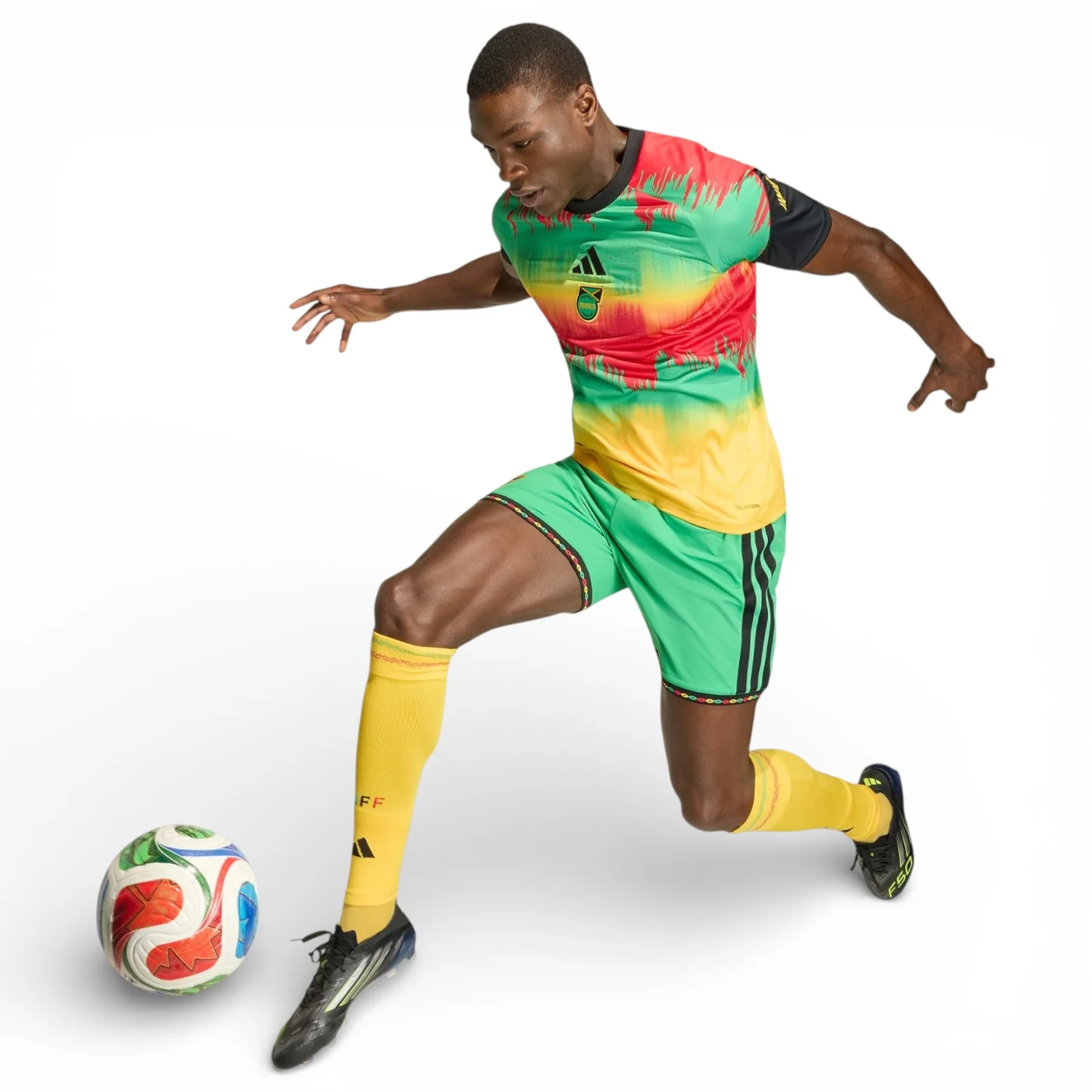 adidas Jamaica Football WC 2026 Mens Pre-Match Home Jersey - Image 7