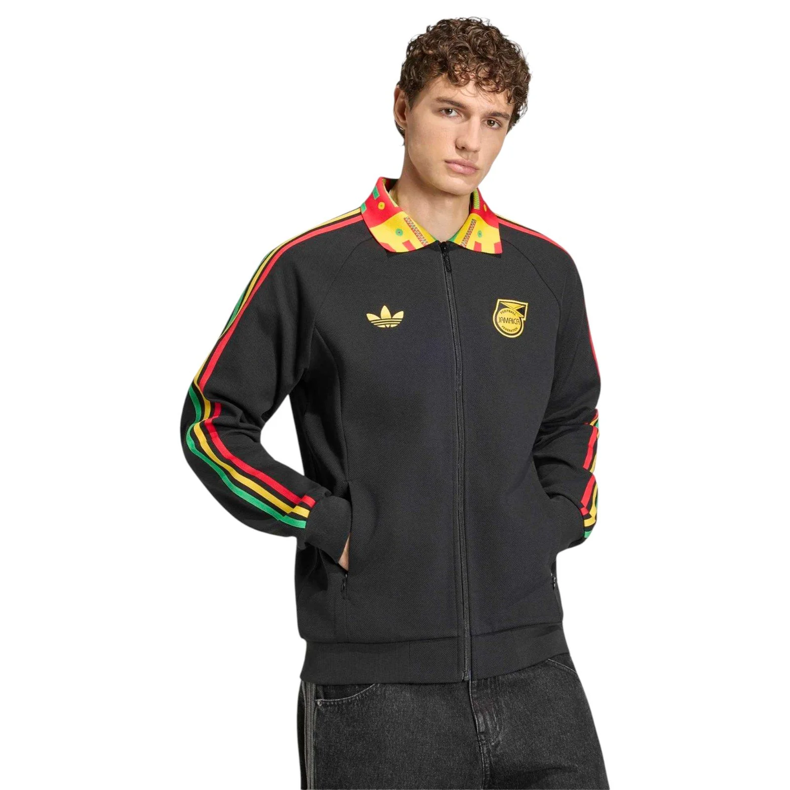 adidas Jamaica Football World Cup 2026 Mens Anthem Jacket