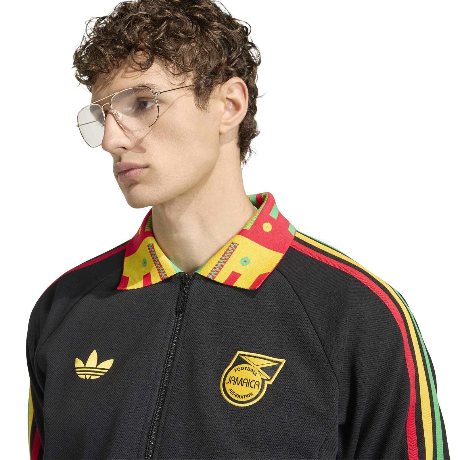 adidas Jamaica Football World Cup 2026 Mens Anthem Jacket - Image 3