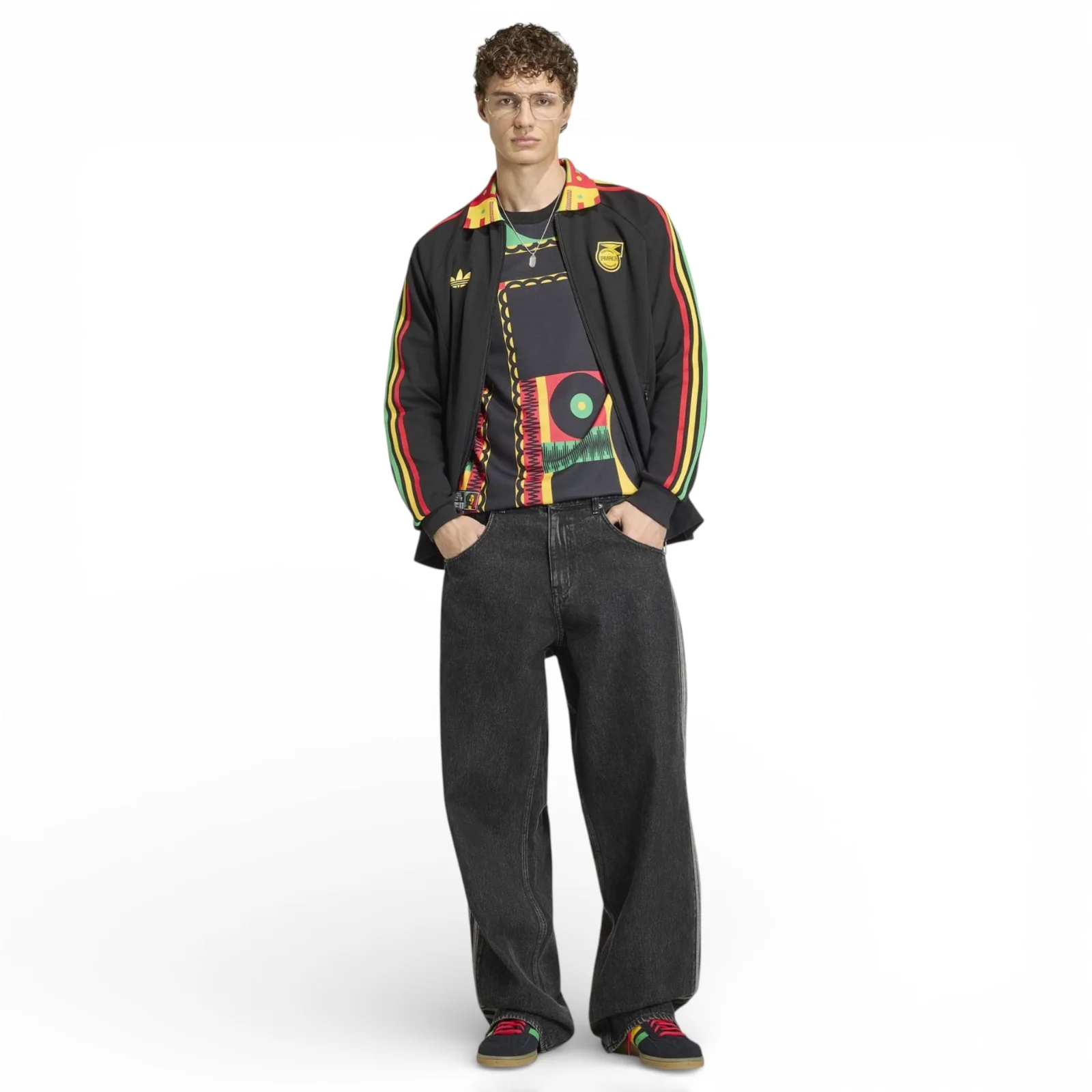 adidas Jamaica Football World Cup 2026 Mens Anthem Jacket - Image 6