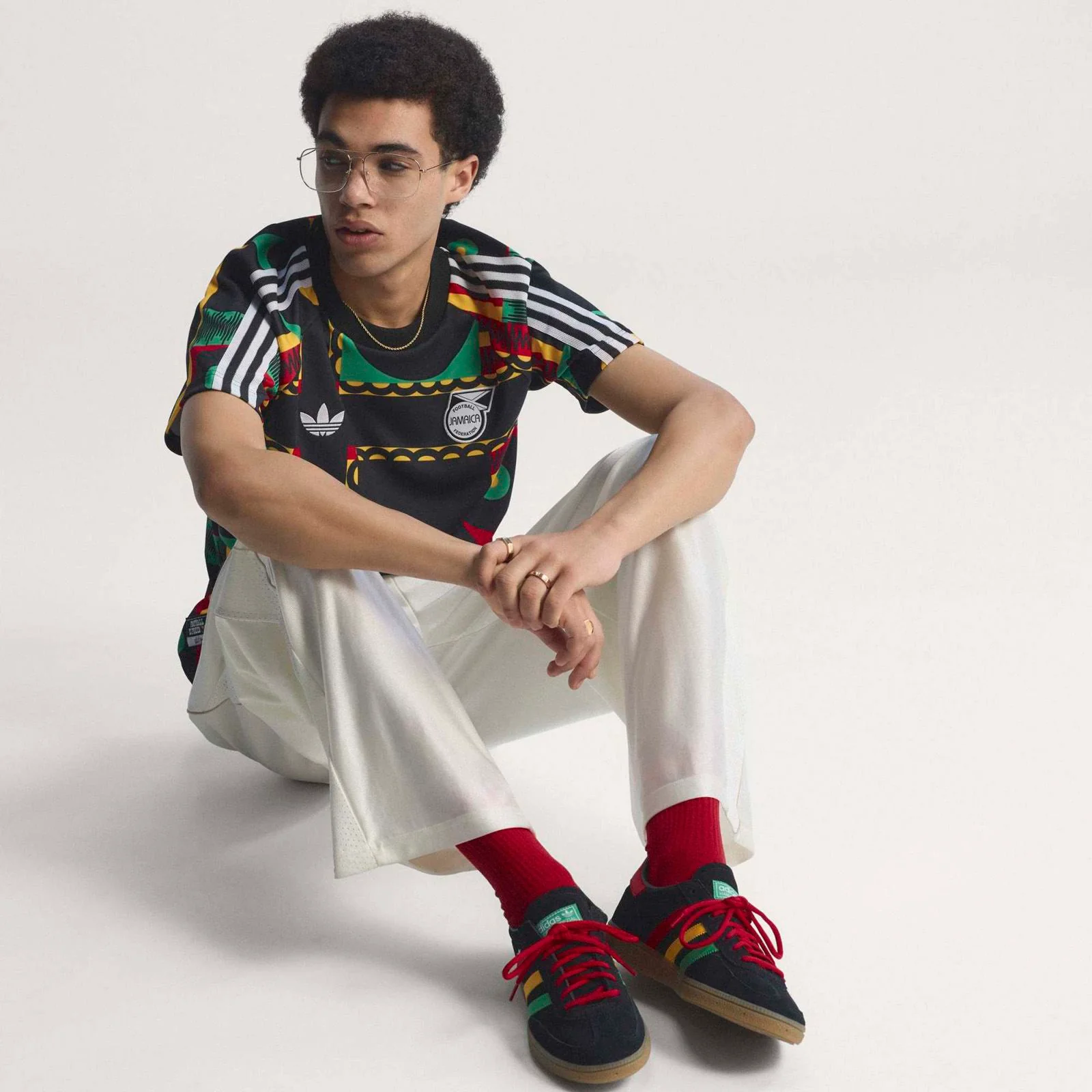 adidas OG Jamaica Football World Cup 2026 Mens T-Shirt - Image 11