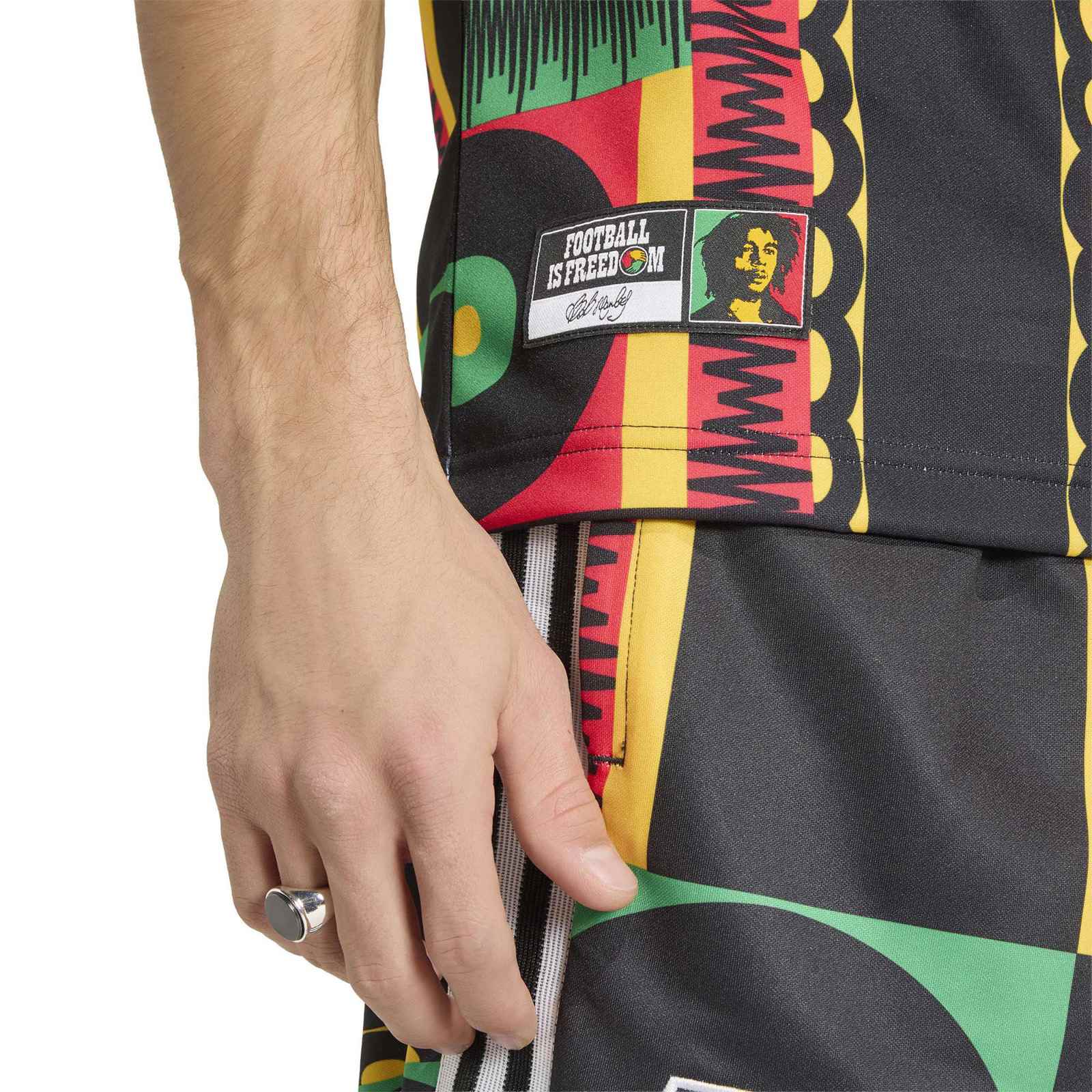 adidas OG Jamaica Football World Cup 2026 Mens T-Shirt - Image 4