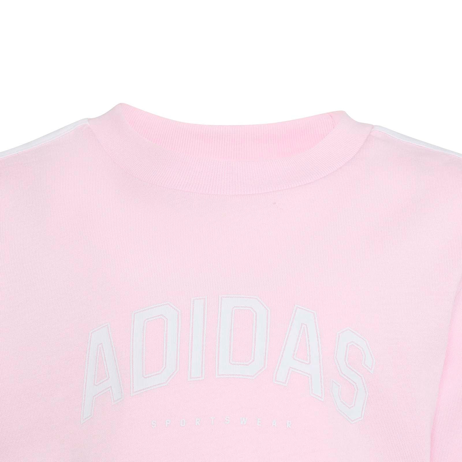adidas Little Kids Girls Single Jersey Collegiate Set - Image 6