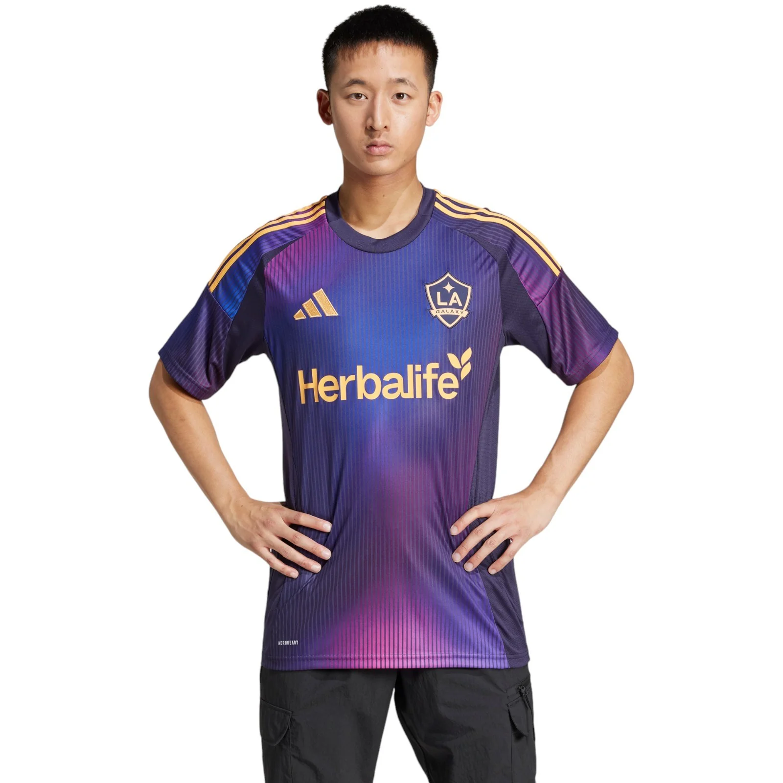 adidas LA Galaxy Football 2025/26 Mens Away Jersey - Image 3
