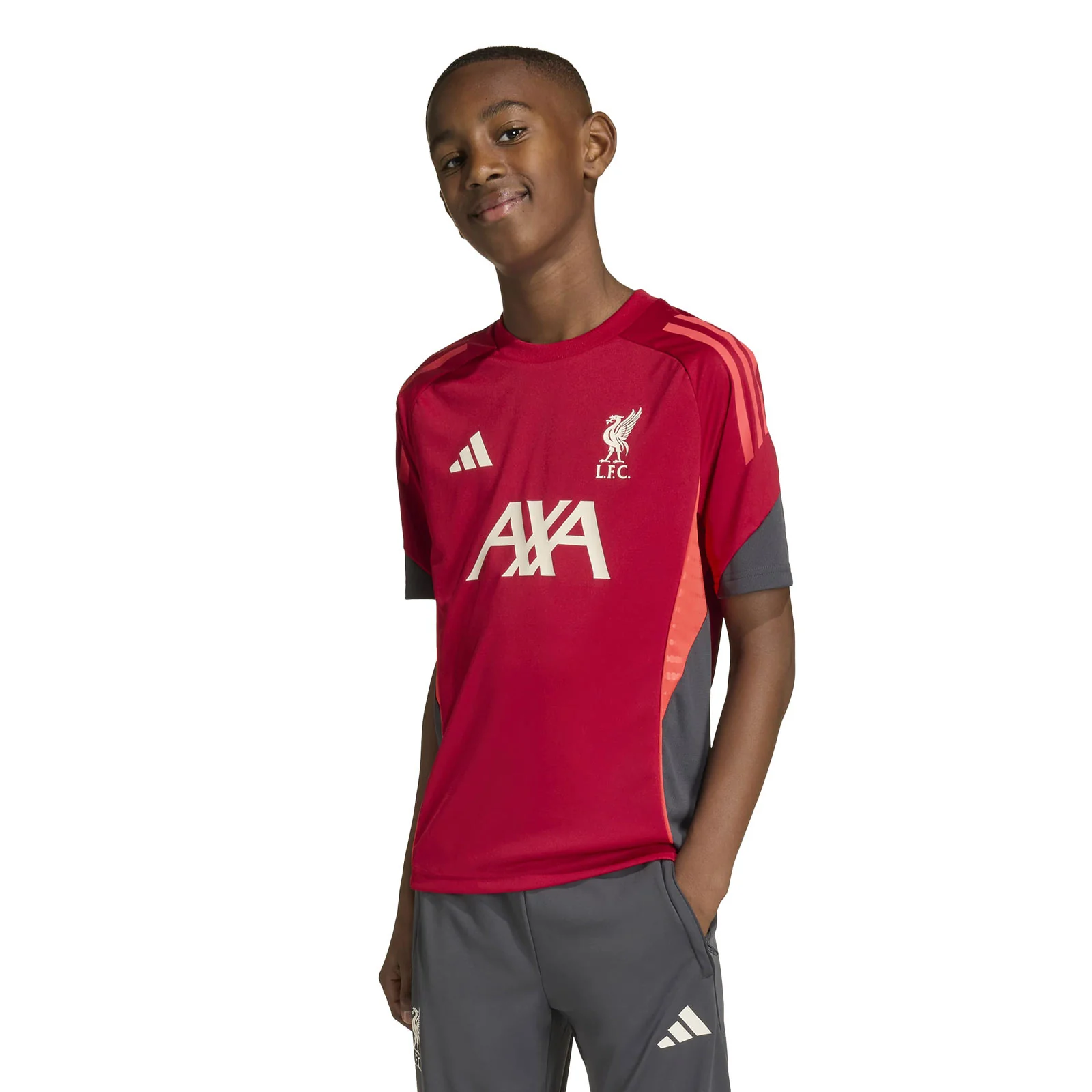 adidas Liverpool FC Tiro 2025 Kids Football Training Jersey - Image 3
