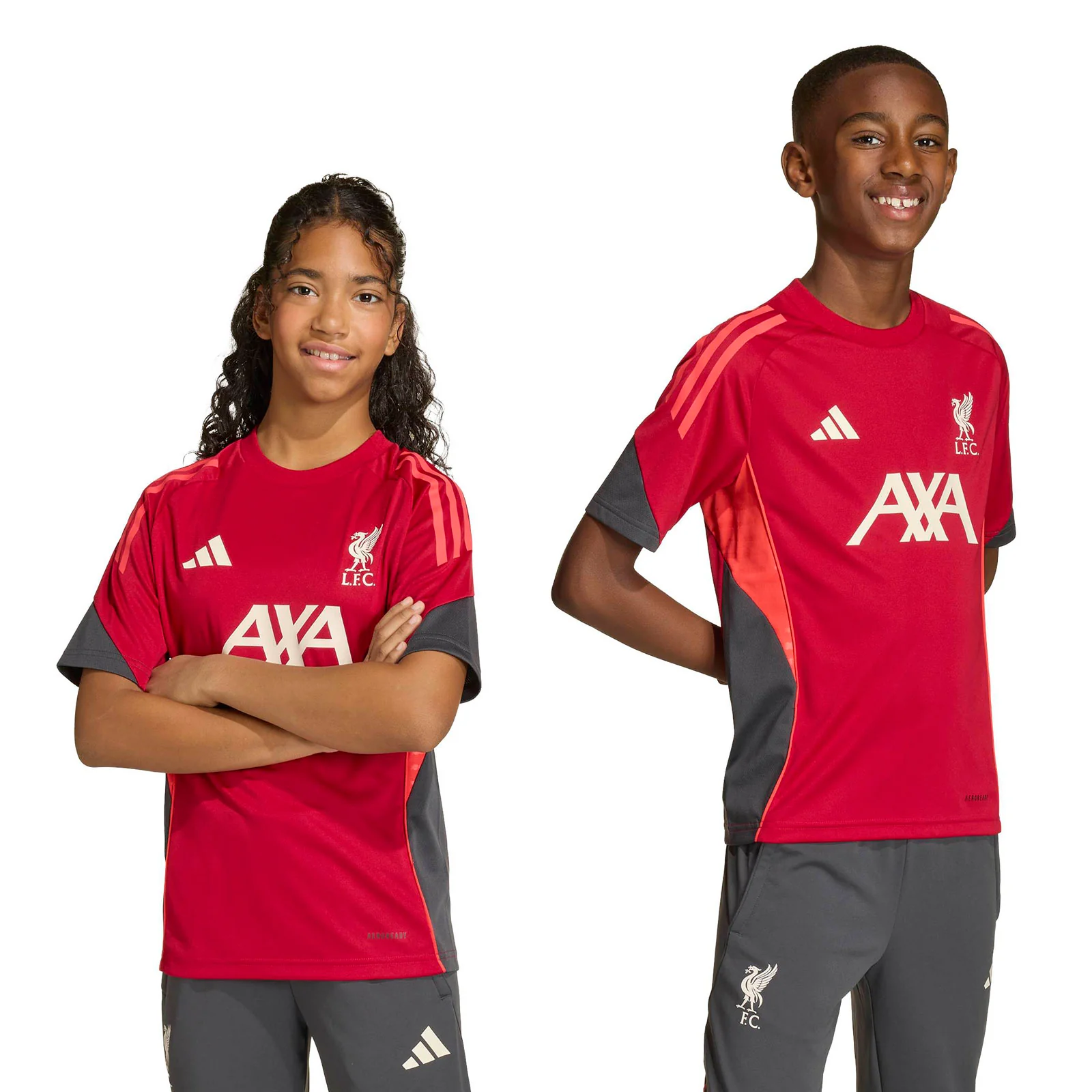 adidas Liverpool FC Tiro 2025 Kids Football Training Jersey - Image 8