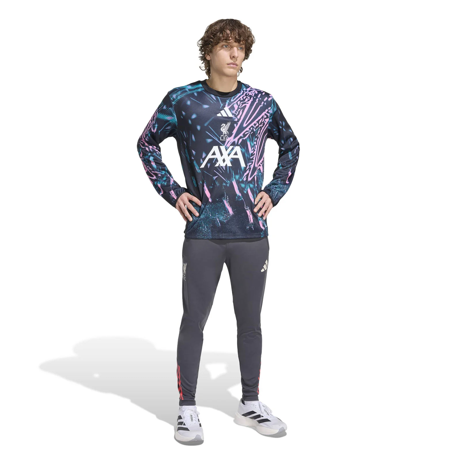 adidas Liverpool FC 2025/26 Pre Match Warm Crewneck Top - Image 5