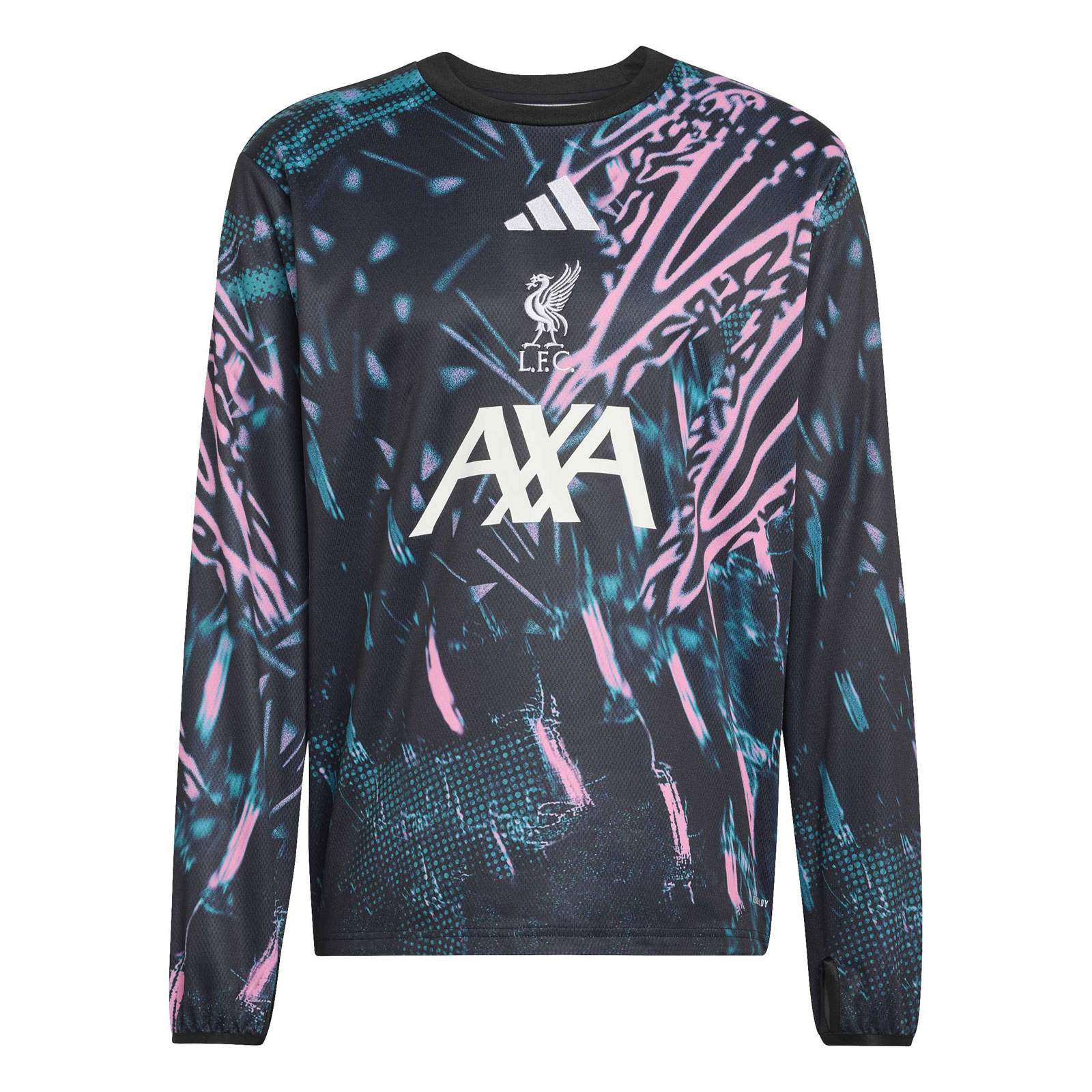 adidas Liverpool FC 2025/26 Pre Match Warm Crewneck Top - Image 7
