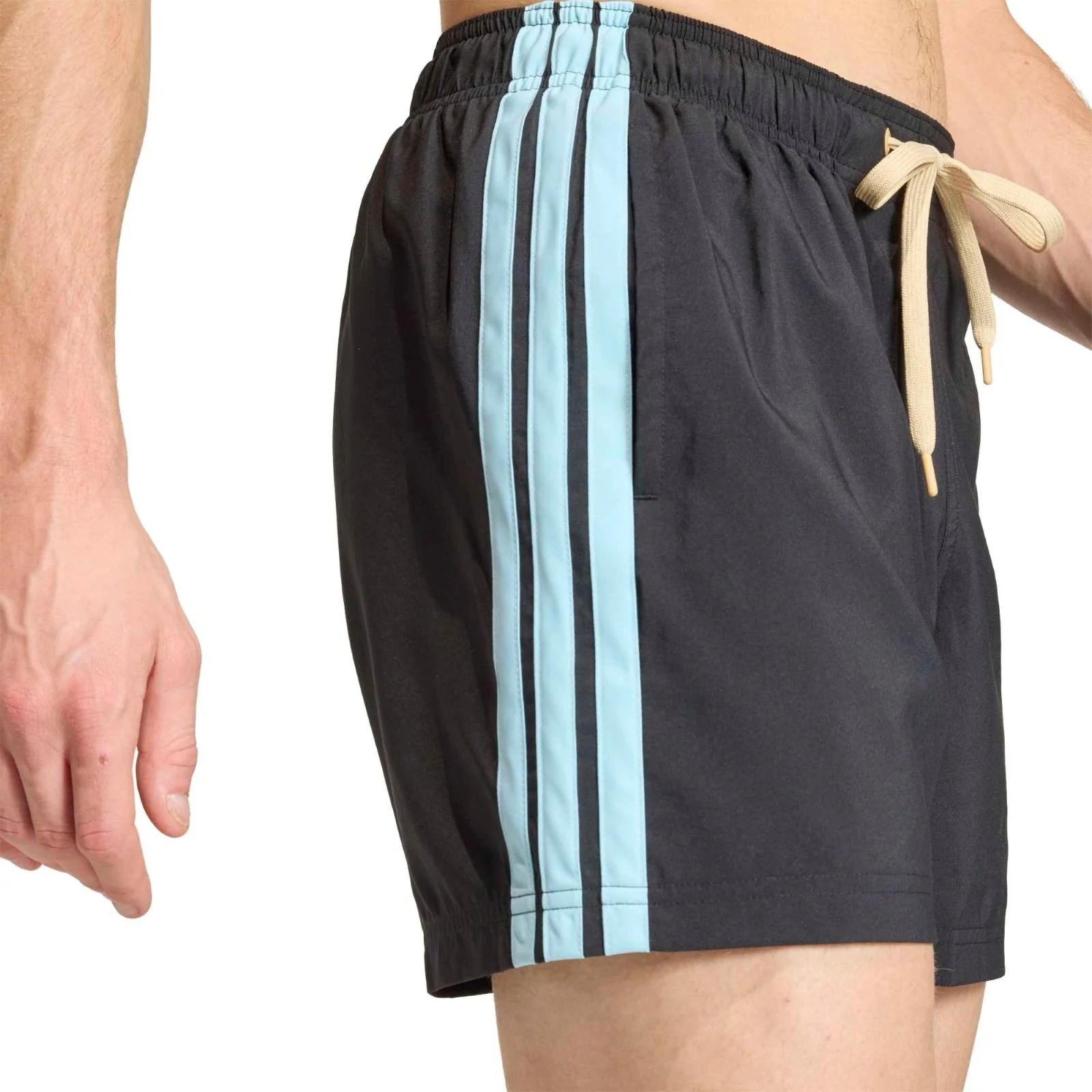 adidas 3-Stripes Quick-Drying 5-Inch Mens Swim Shorts - Image 3