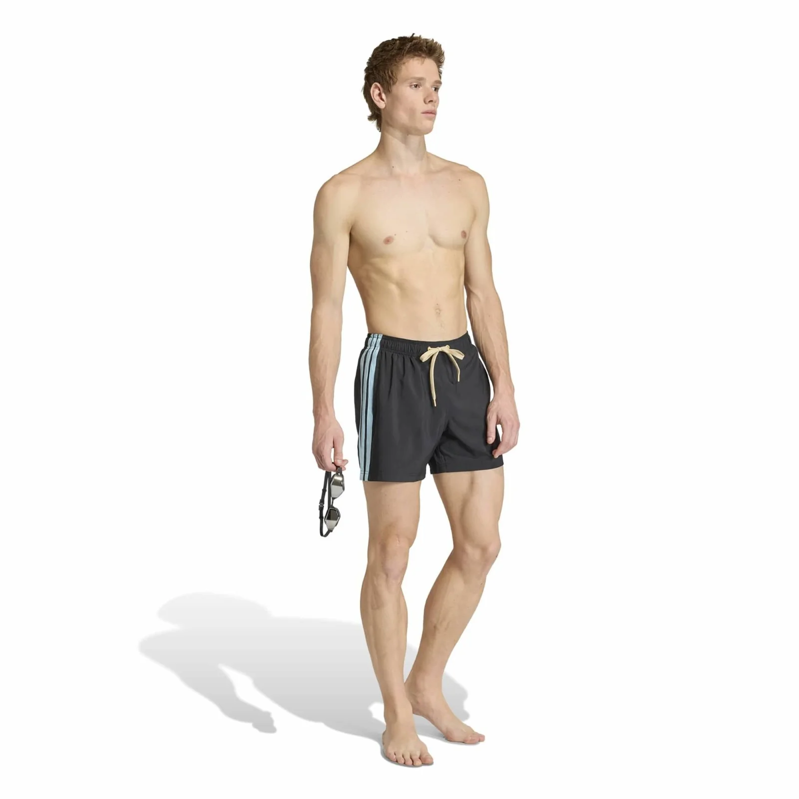 adidas 3-Stripes Quick-Drying 5-Inch Mens Swim Shorts - Image 5