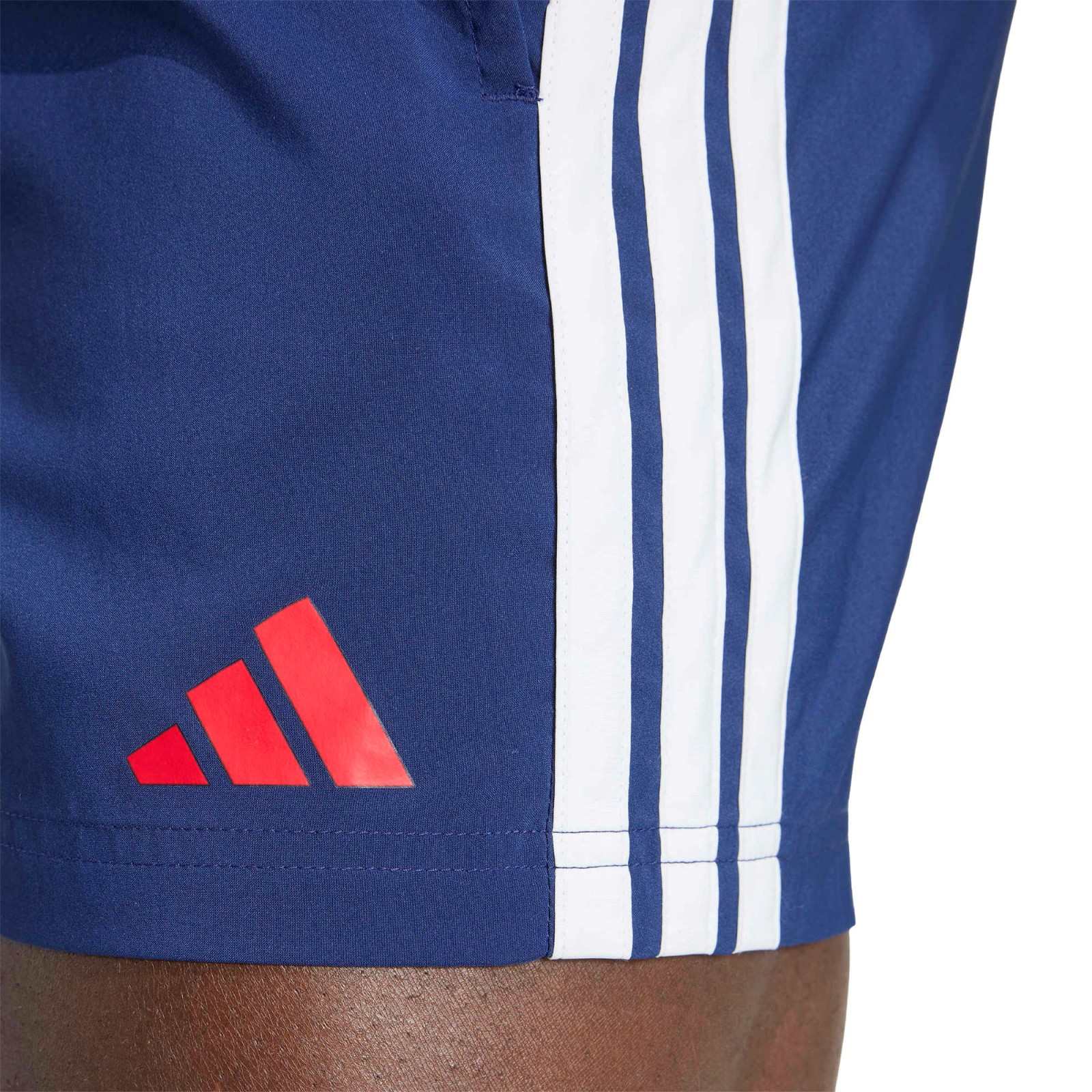adidas 3 Stripes 5-Inch Mens Lightweight Swimming Shorts - Image 4