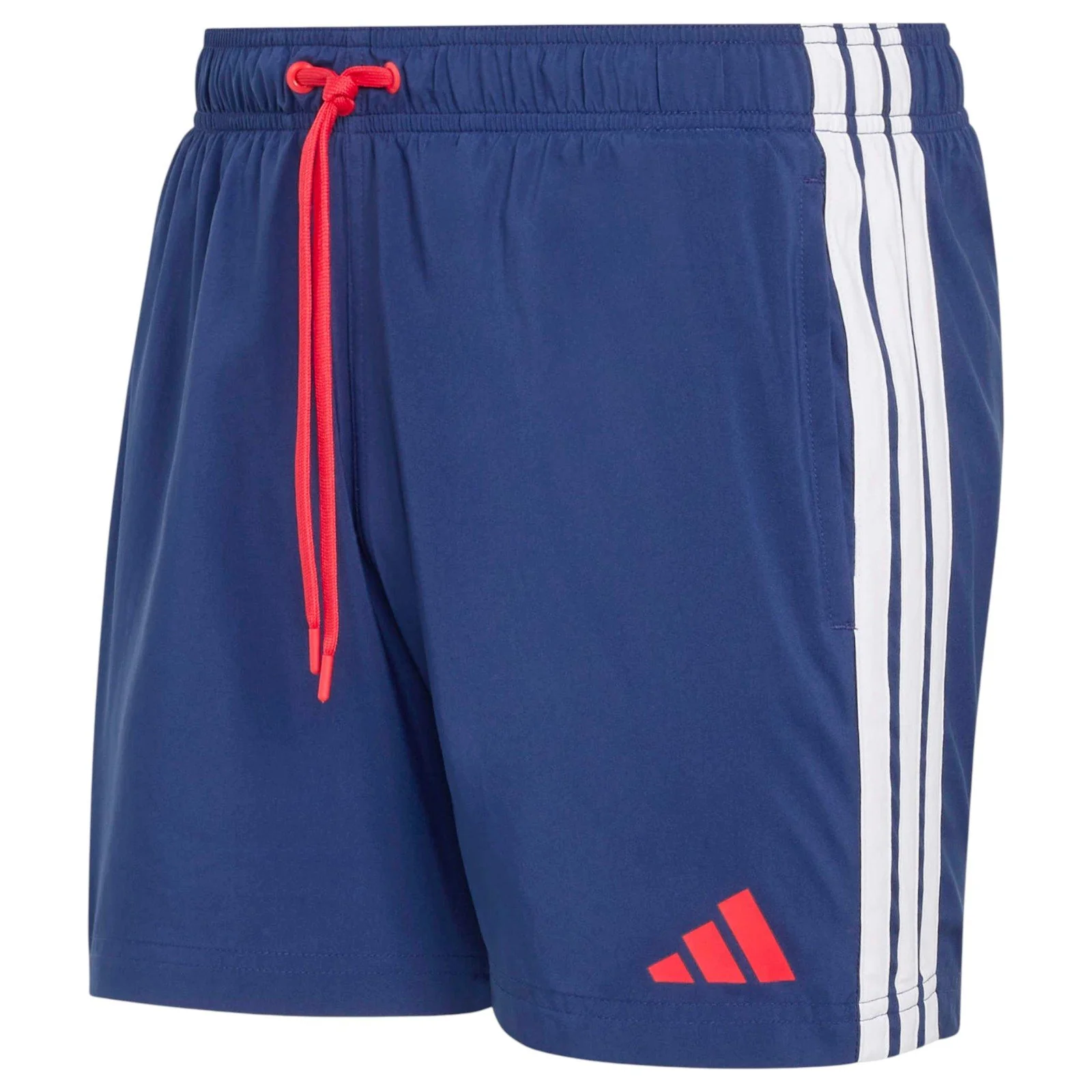 adidas 3 Stripes 5-Inch Mens Lightweight Swimming Shorts - Image 5
