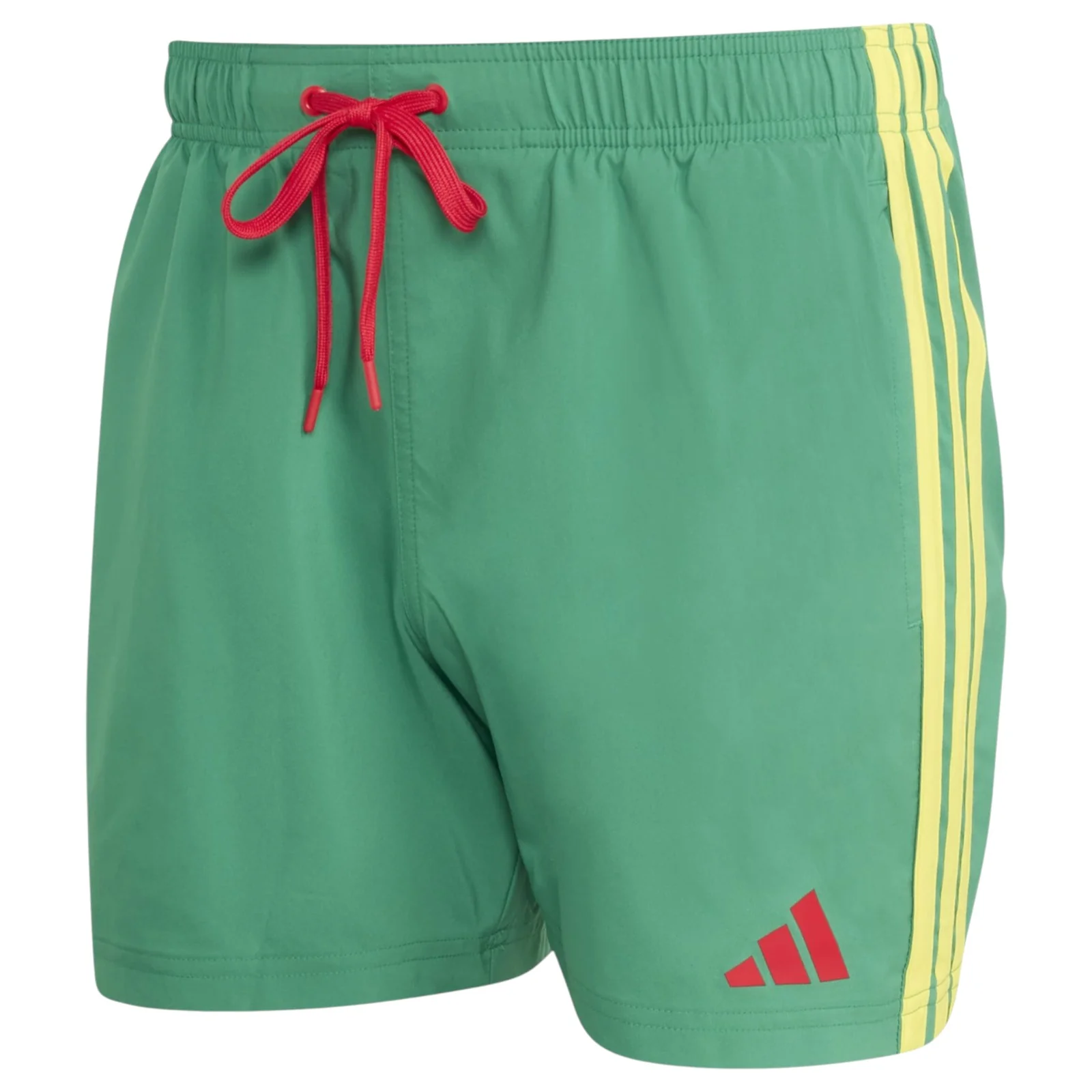 adidas 3-Stripes Regular-Fit Mens 5-Inch Swim Shorts - Image 6
