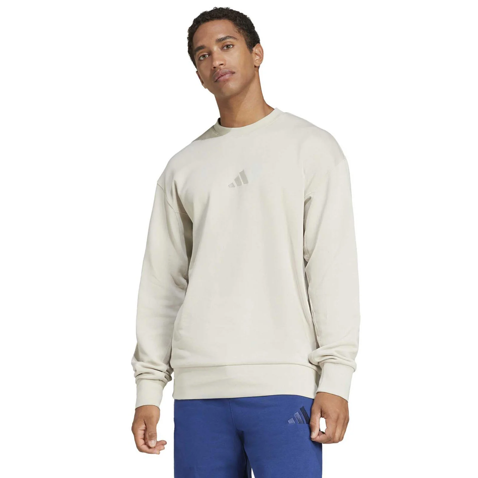 adidas All SZN French Terry Mens Crewneck Sweatshirt