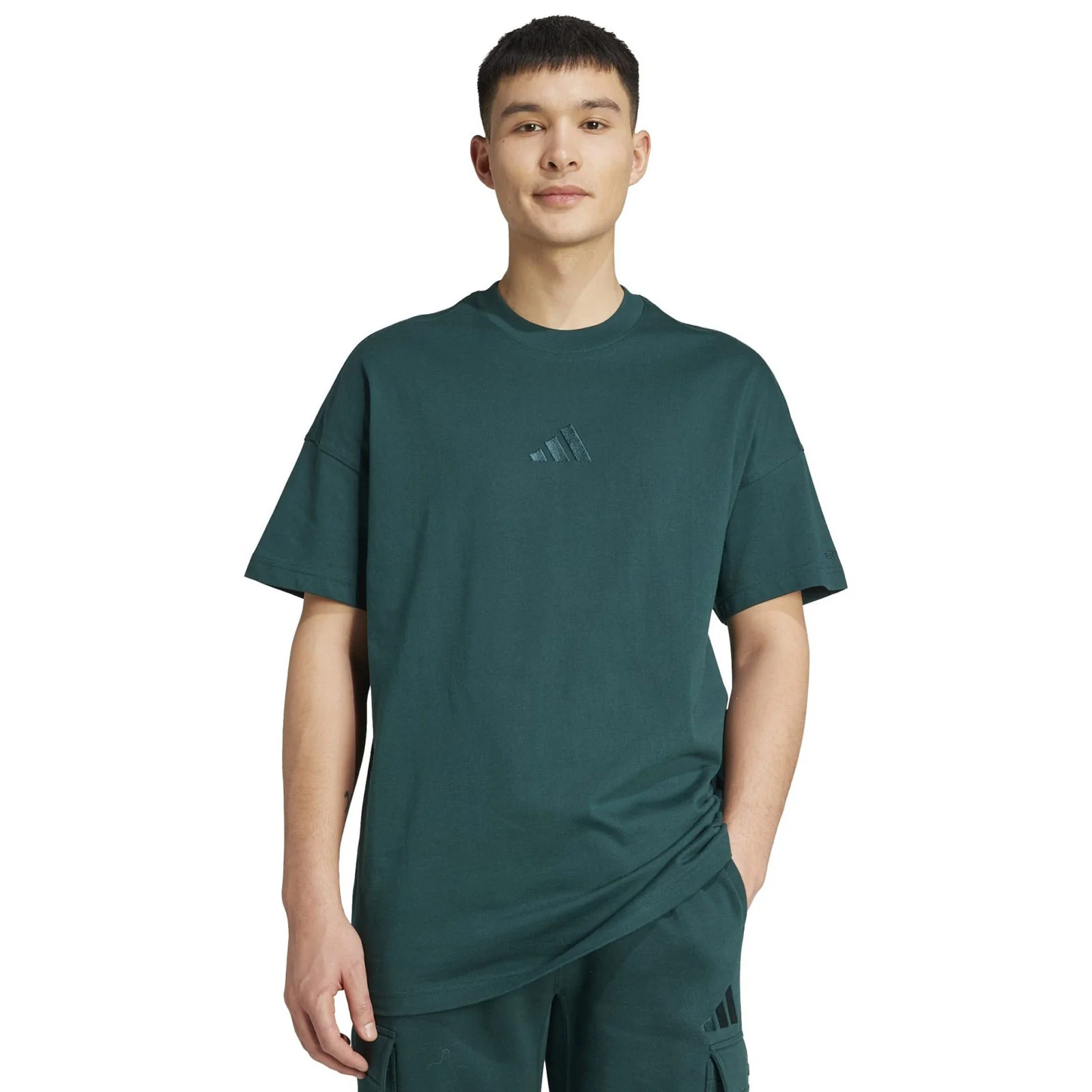 adidas All SZN Mens Loose-Fit Cotton T-Shirt
