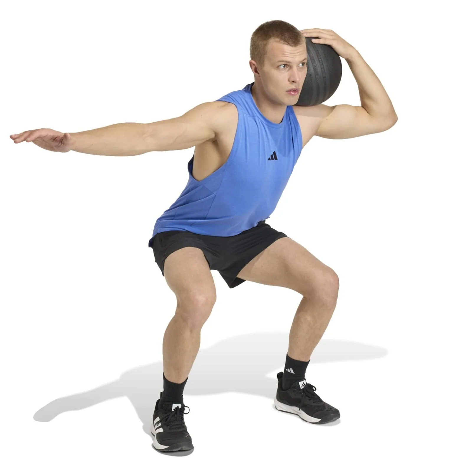 adidas Designed for Training Mens Workout Tank Top - Image 5