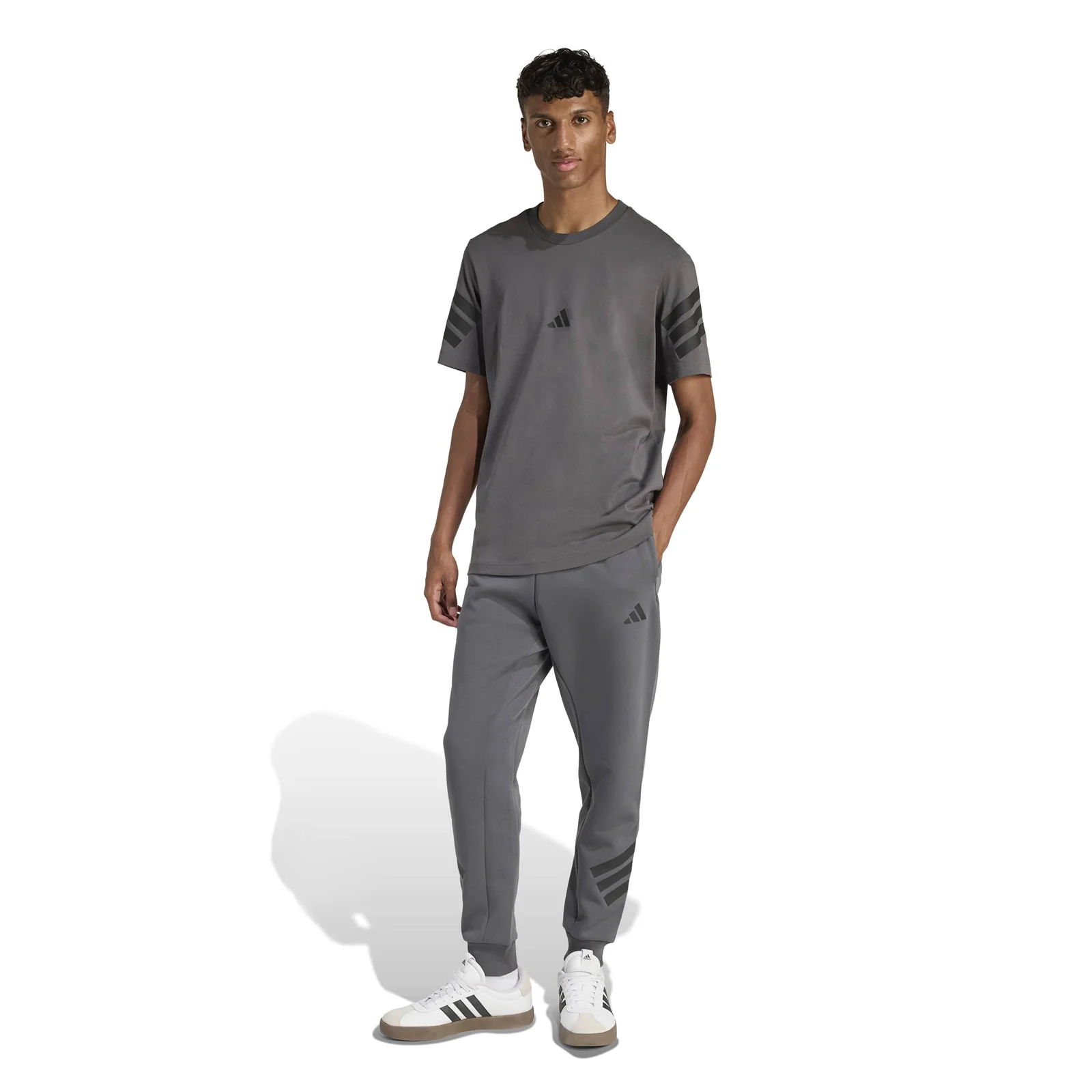 adidas Future Icons 3-Stripes Mens Tracksuit Bottoms - Image 5