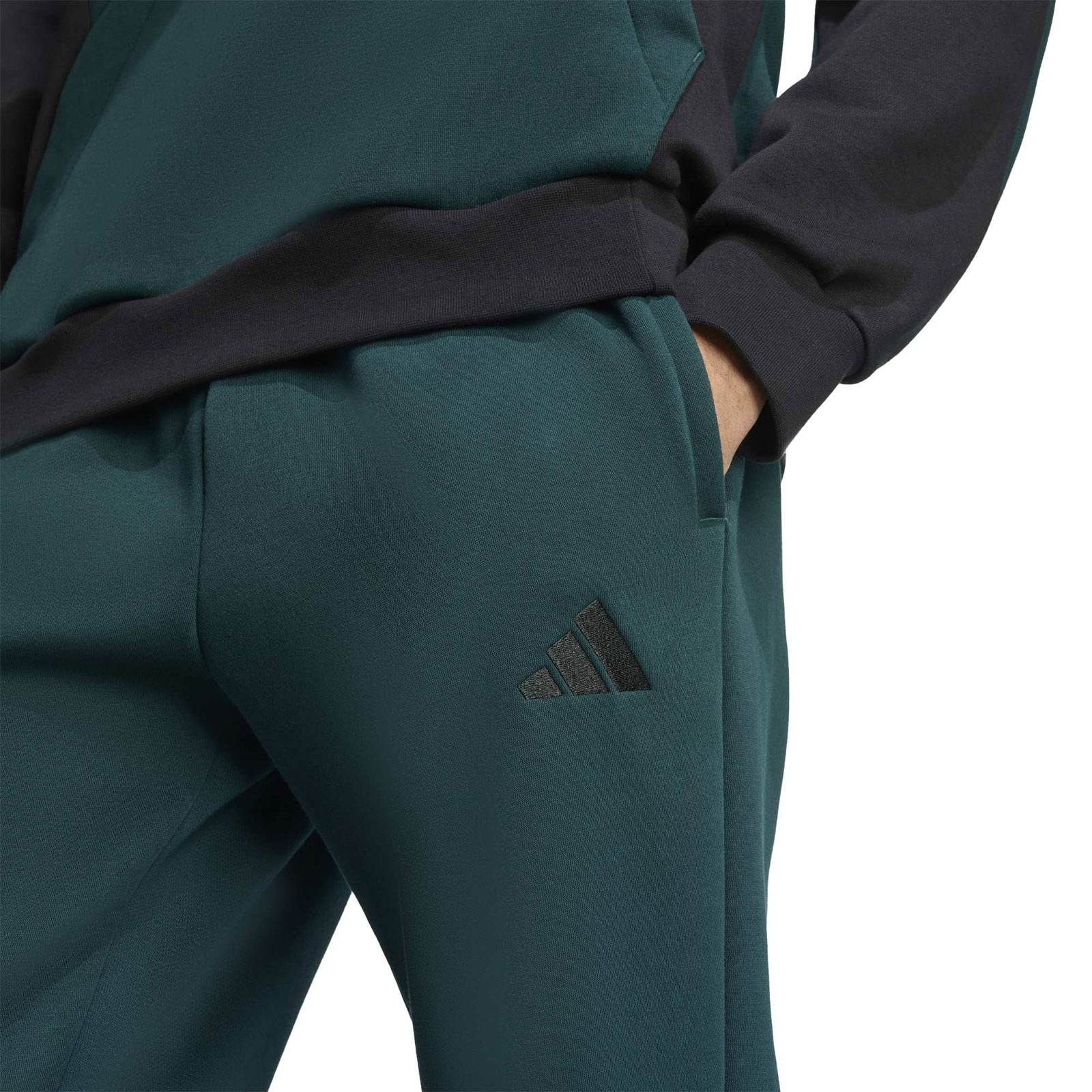 adidas Sportswear Fleece Colorblock Mens Hooded Tracksuit - Image 5