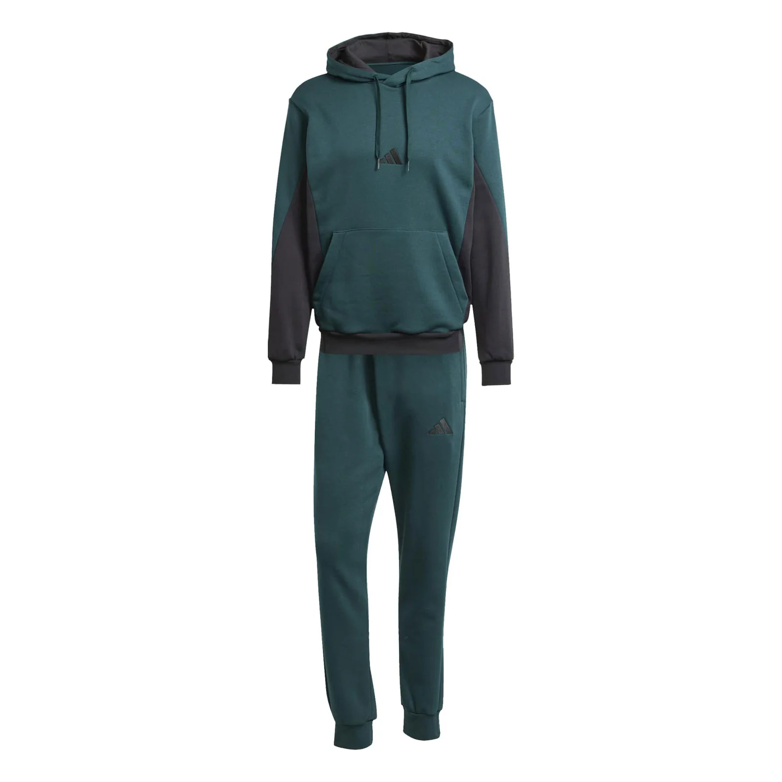 adidas Sportswear Fleece Colorblock Mens Hooded Tracksuit - Image 8