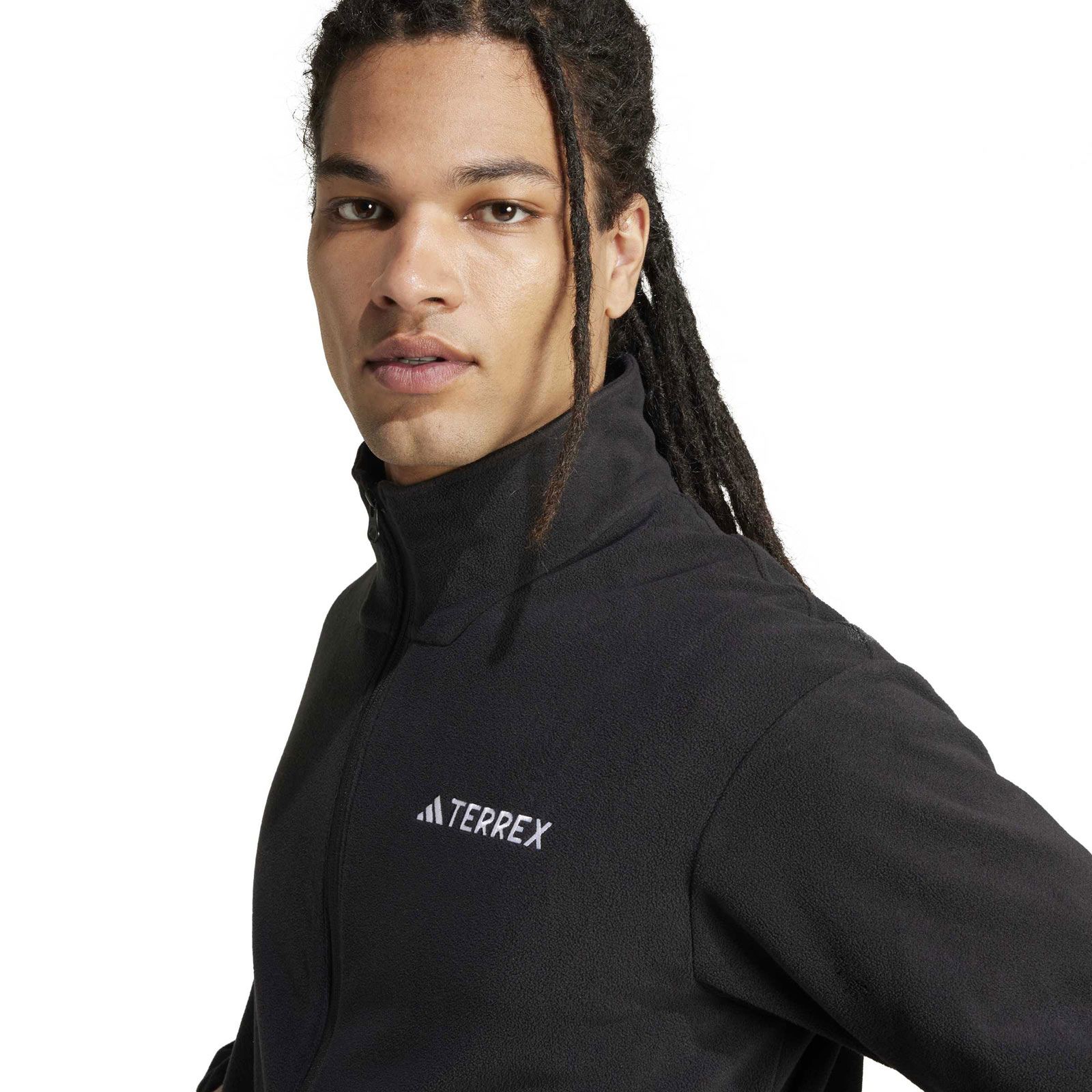 adidas Multi Essentials Mens Full-Zip Fleece Jacket - Image 4
