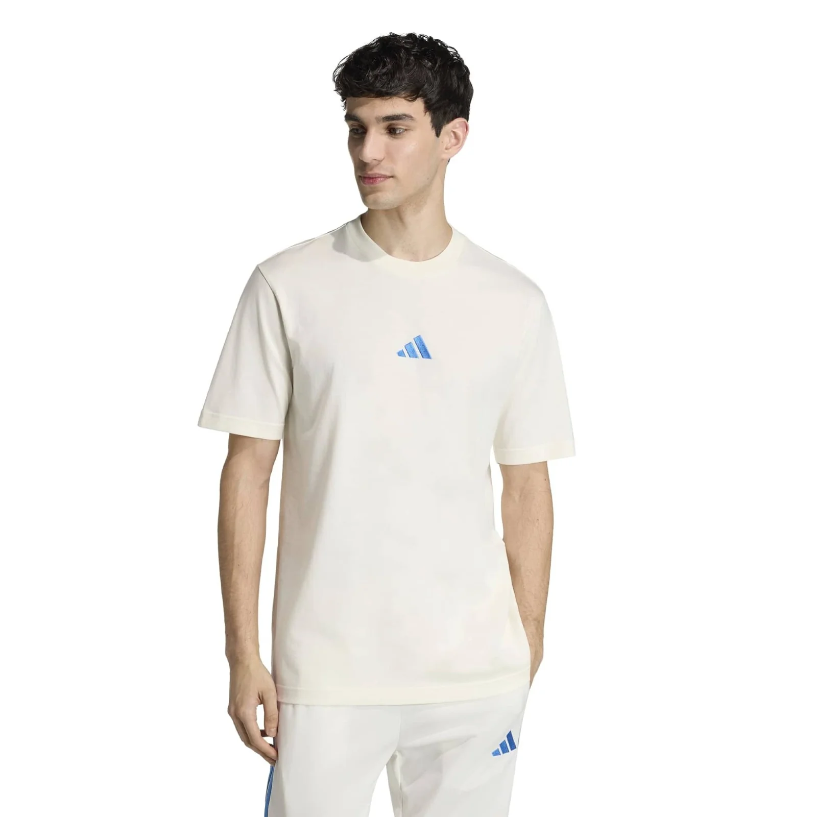 adidas Essentials Short-Sleeve Mens Single Jersey T-Shirt
