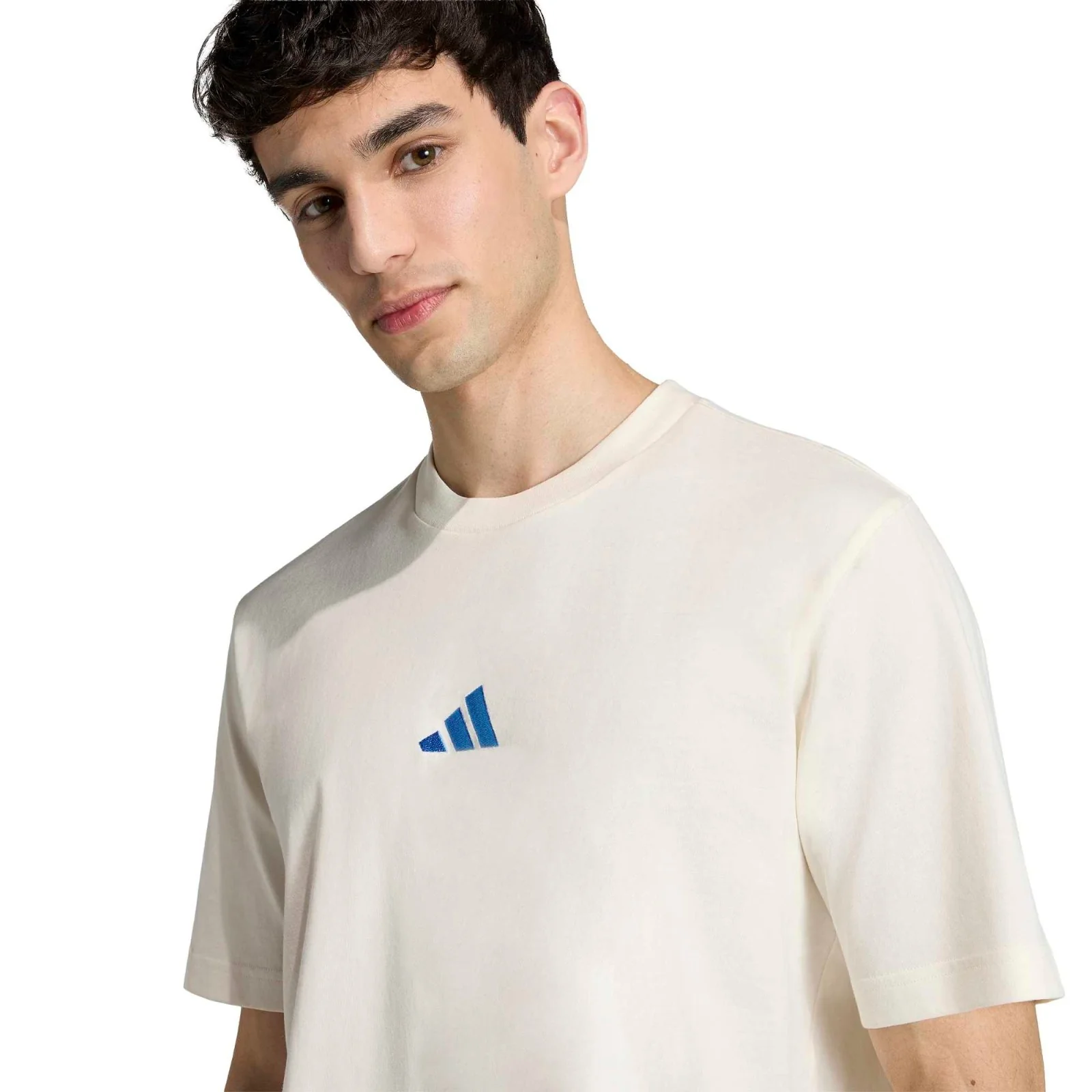 adidas Essentials Short-Sleeve Mens Single Jersey T-Shirt - Image 3
