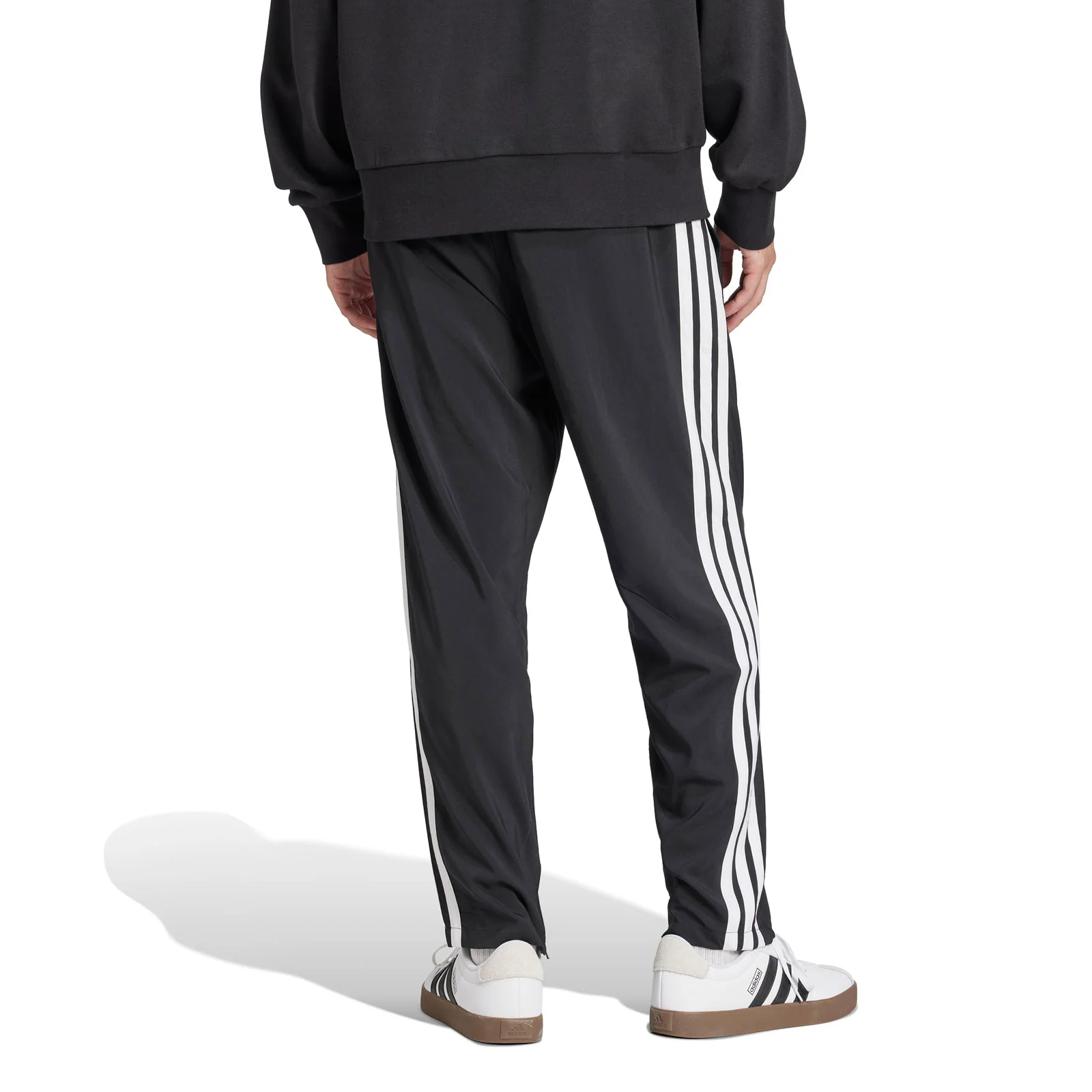 adidas Essentials 3-Stripes Stanford Mens Open Hem Joggers - Image 2