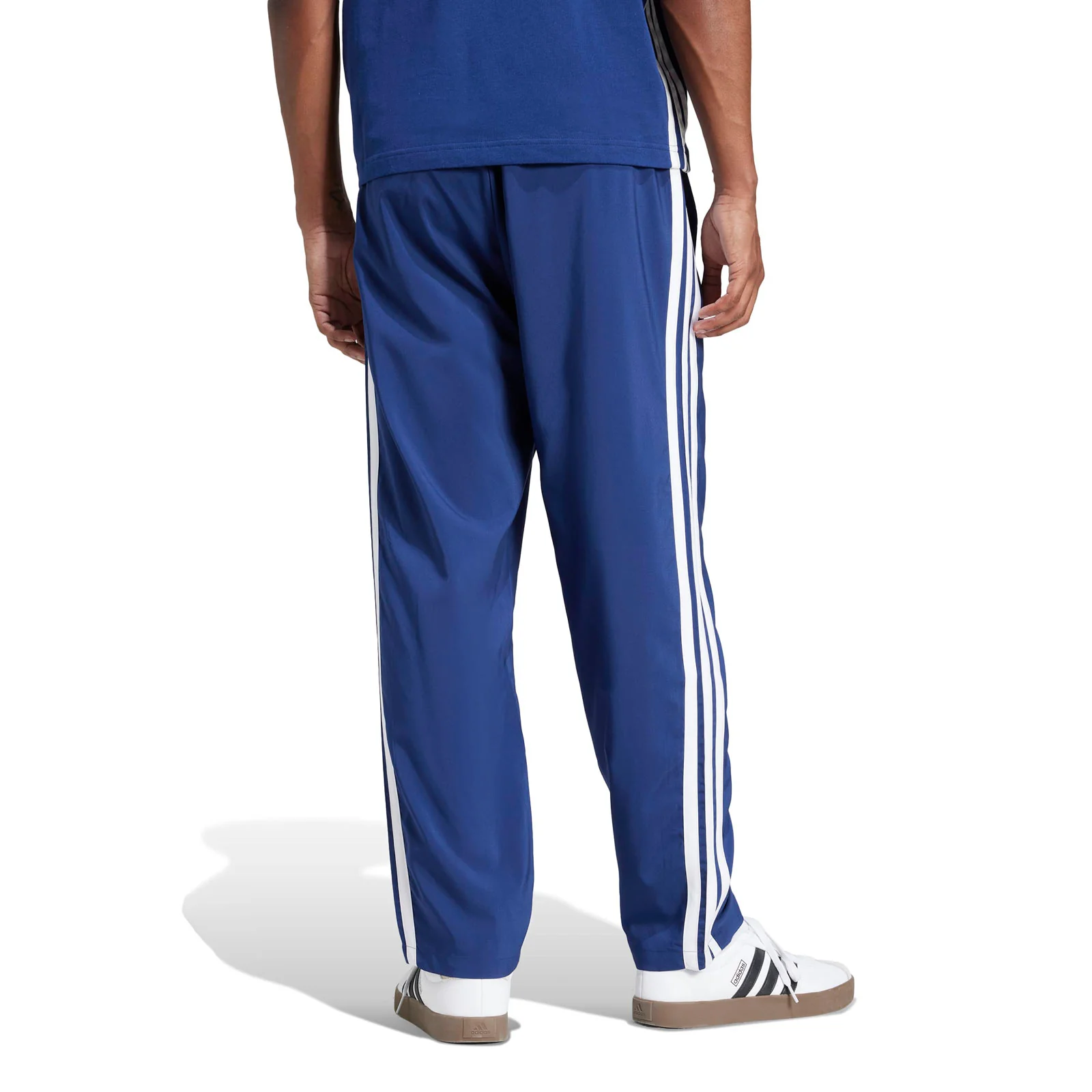 adidas Mens Stnfrd 3S Wvn Pants Navy - Image 2