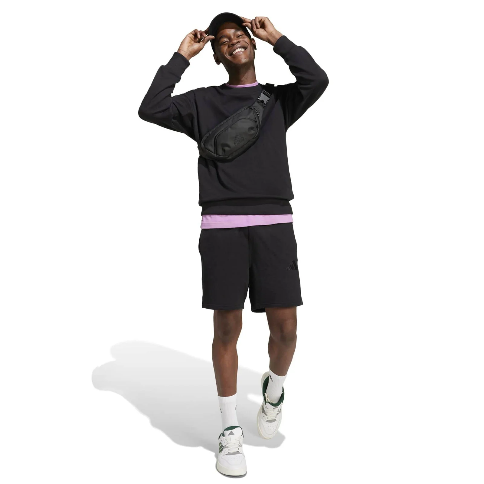 adidas All SZN French Terry Mens Crewneck Sweatshirt - Image 6
