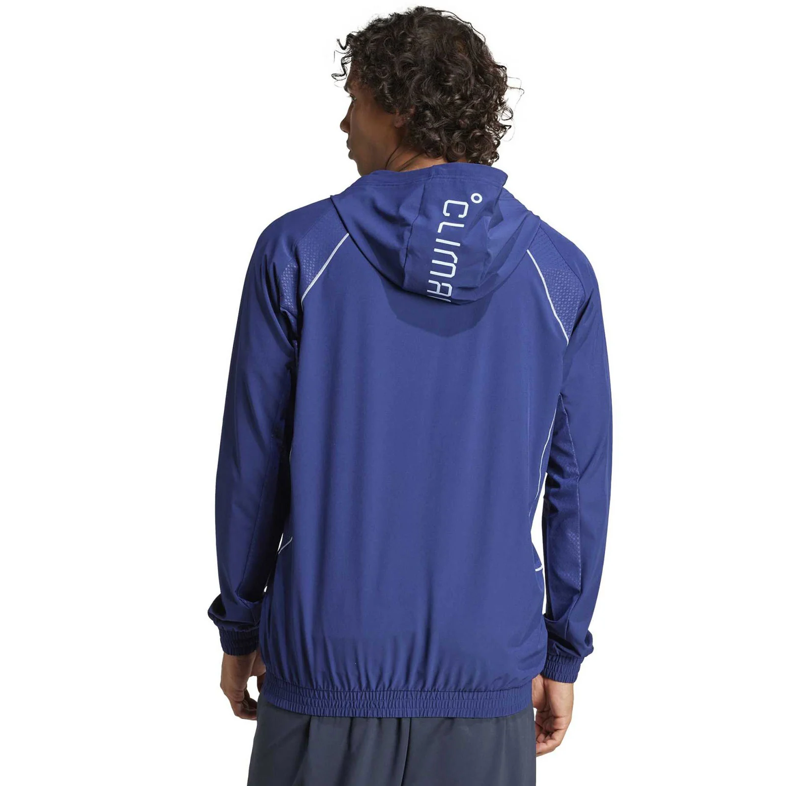 adidas Tech Apparel Mens Slim-Fit Hooded Tracktop - Image 2