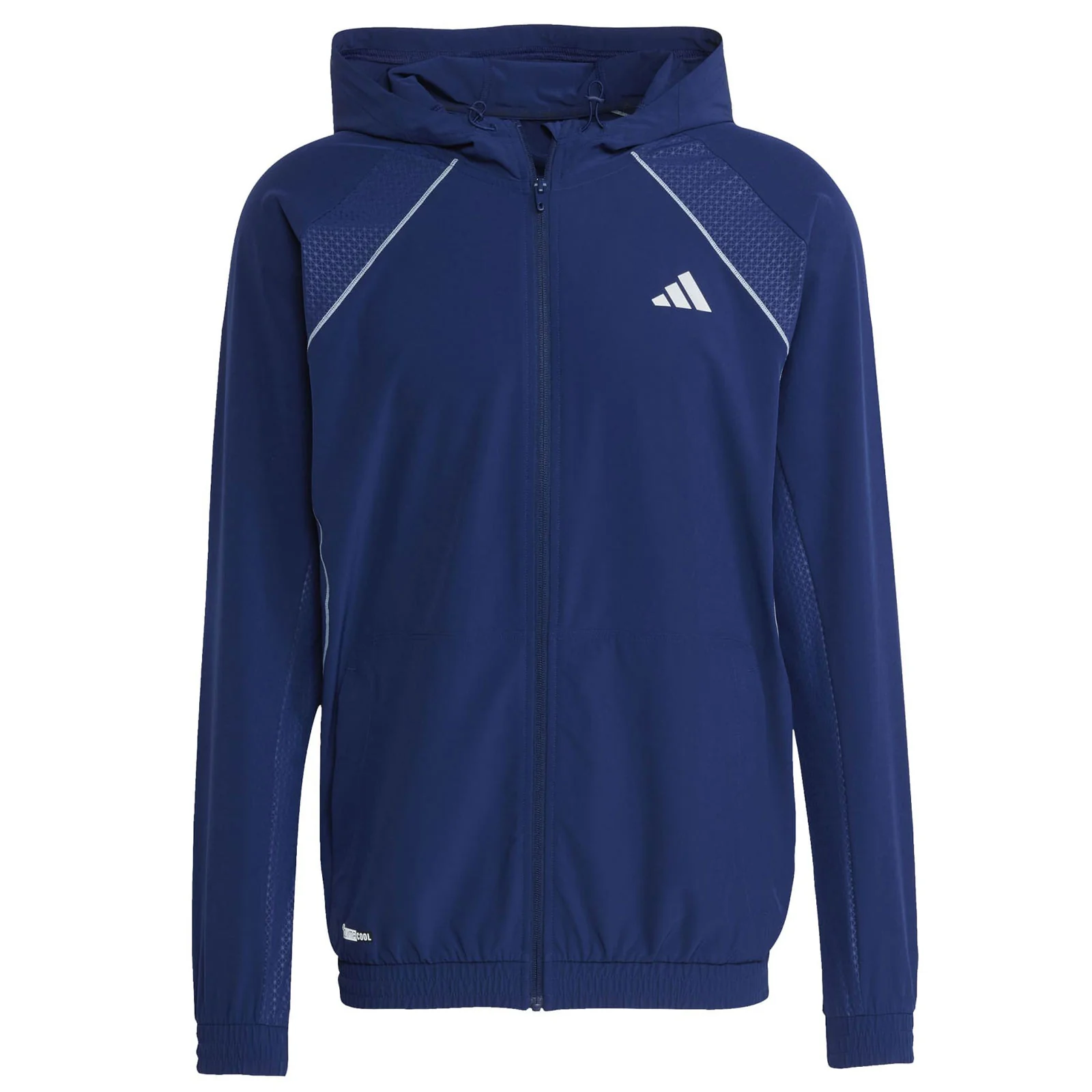 adidas Tech Apparel Mens Slim-Fit Hooded Tracktop - Image 6