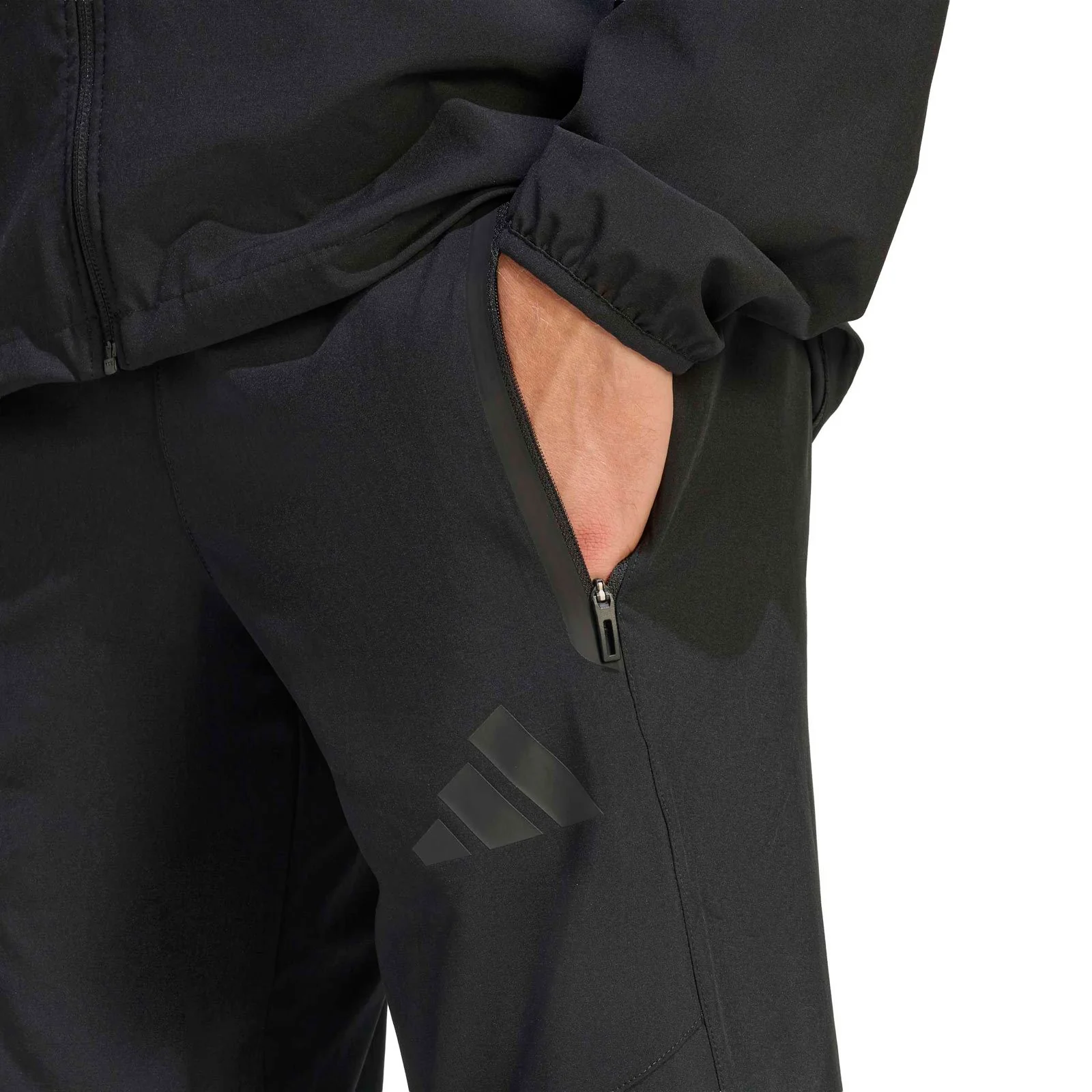 adidas Tiro Travel Regular-Fit Mens Woven Tracksuit Bottoms - Image 4