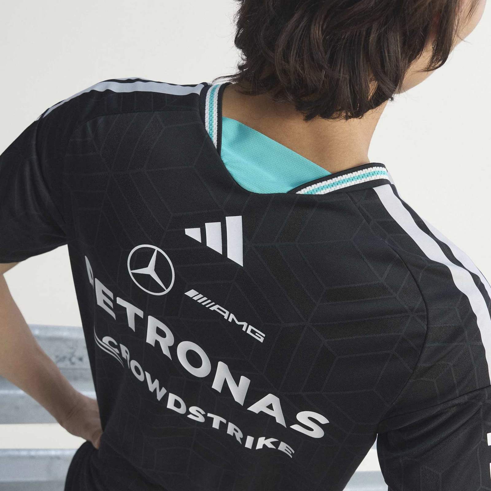 adidas Mercedes Formula 1 Motorsport Adults Driver Jersey - Image 12