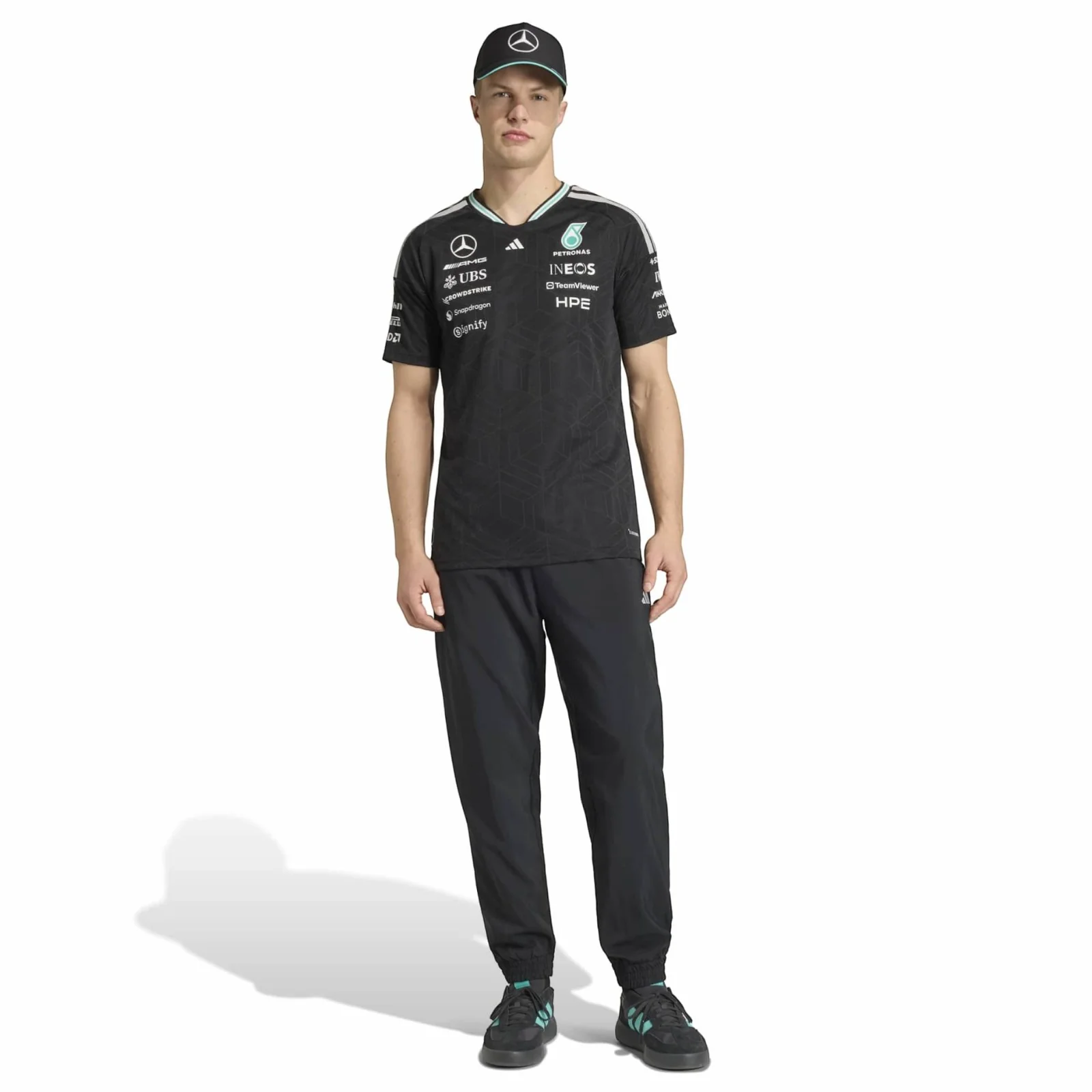 adidas Mercedes Formula 1 Motorsport Adults Driver Jersey - Image 17
