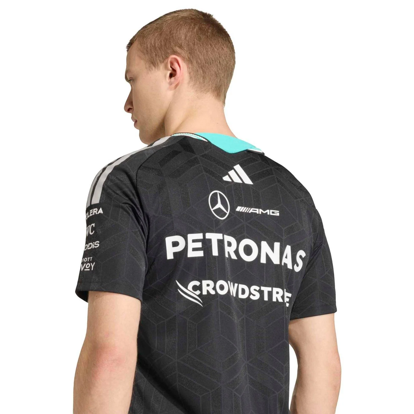 adidas Mercedes Formula 1 Motorsport Adults Driver Jersey - Image 4