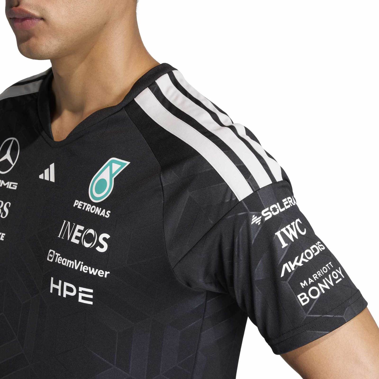 adidas Mercedes Formula 1 Motorsport Adults Driver Jersey - Image 4
