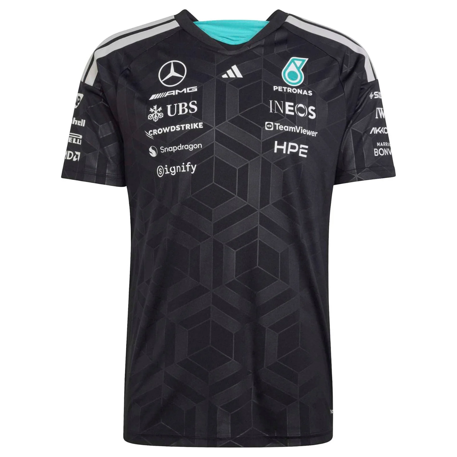 adidas Mercedes Formula 1 Motorsport Adults Driver Jersey - Image 5