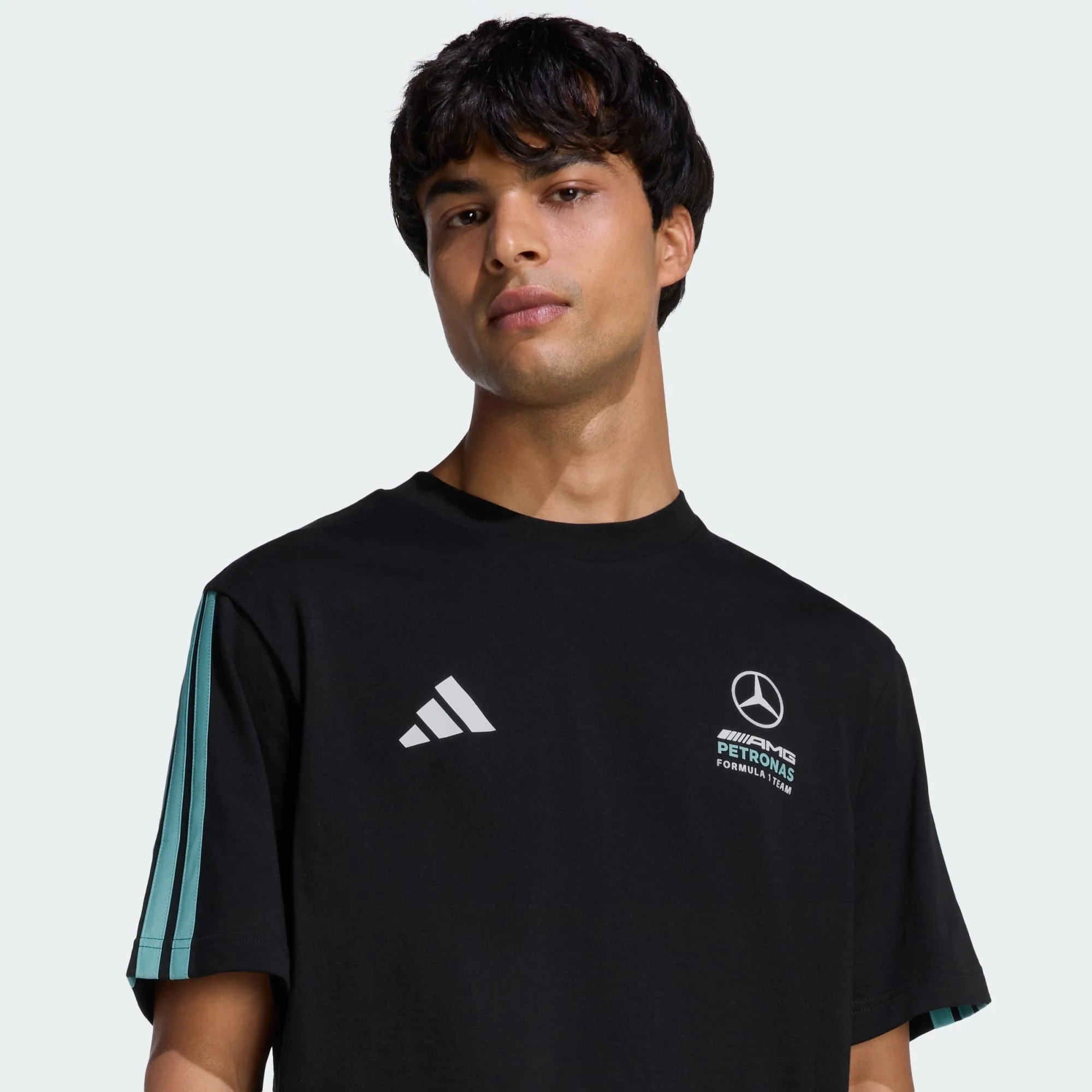 adidas Mercedes AMG Petronas Formula 1 Team DNA T-Shirt - Image 3